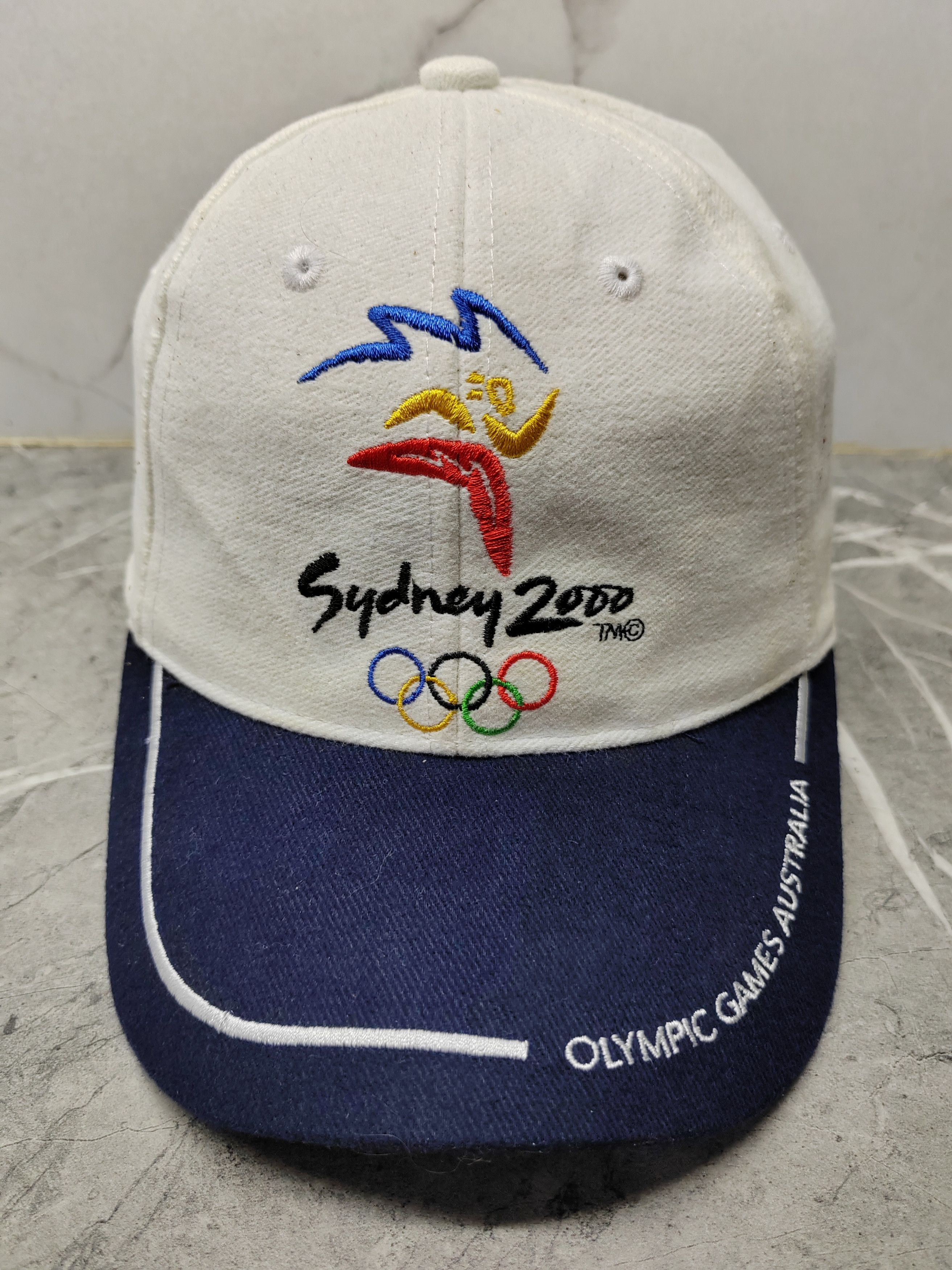 USA Olympics Vintage Olympic Sydney 2000 Cap Hat Size ONE SIZE - 2 Thumbnail