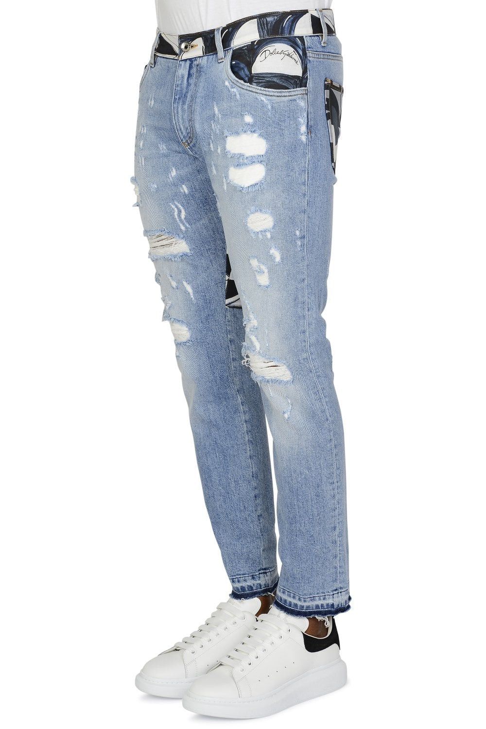 Dolce & Gabbana o1y0125 Jeans in Blue Size US 28 / EU 44 - 5 Thumbnail