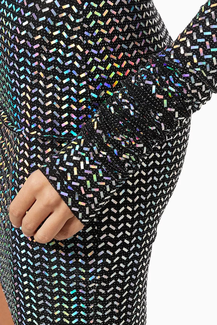 Dolce & Gabbana o1y0825 Turtleneck Mini Dress in Multicolor Size XS / US 0-2 / IT 36-38 - 2 Thumbnail