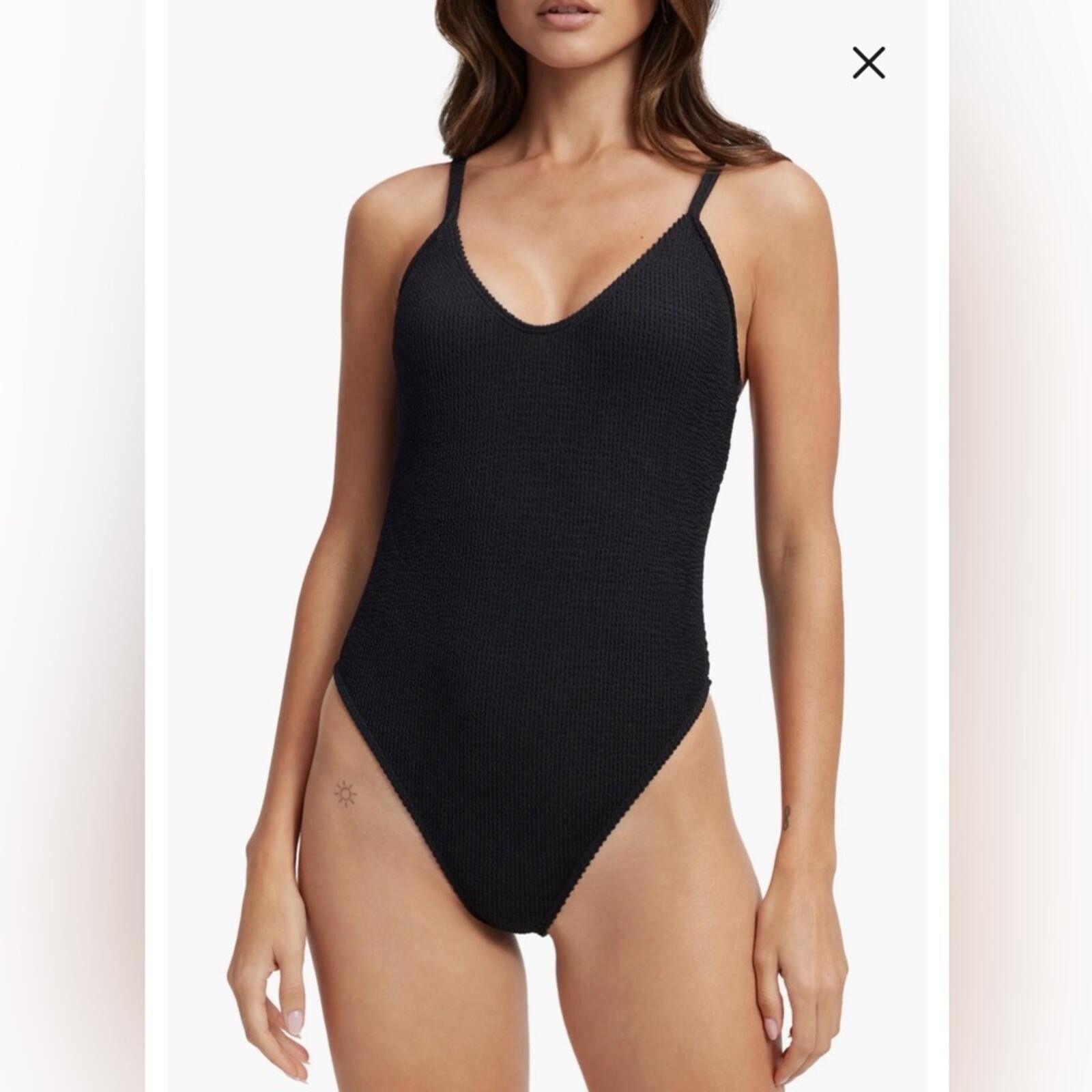 Other Good American $119 Always Fits Black High Cut One Piece S/M Size ONE SIZE - 1 Thumbnail