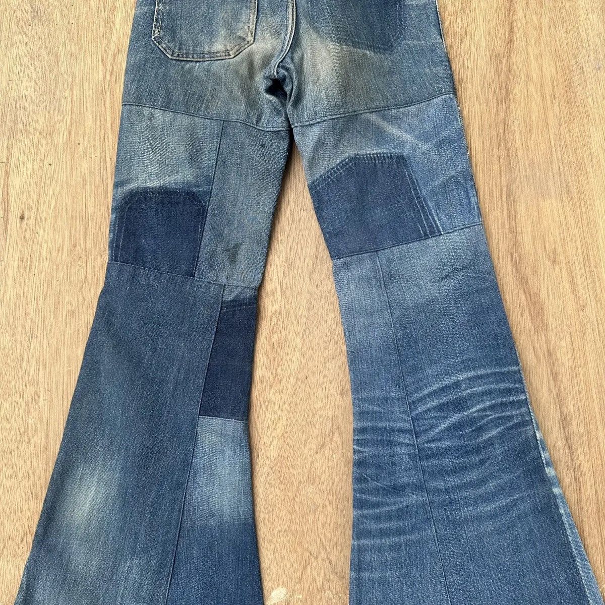 Hysteric Glamour FLARE/BOOTCUT‼️VTG BOBSON JEANS PATCHWORK VERY RARE WIDE LEG Size US 26 / EU 42 - 10 Thumbnail