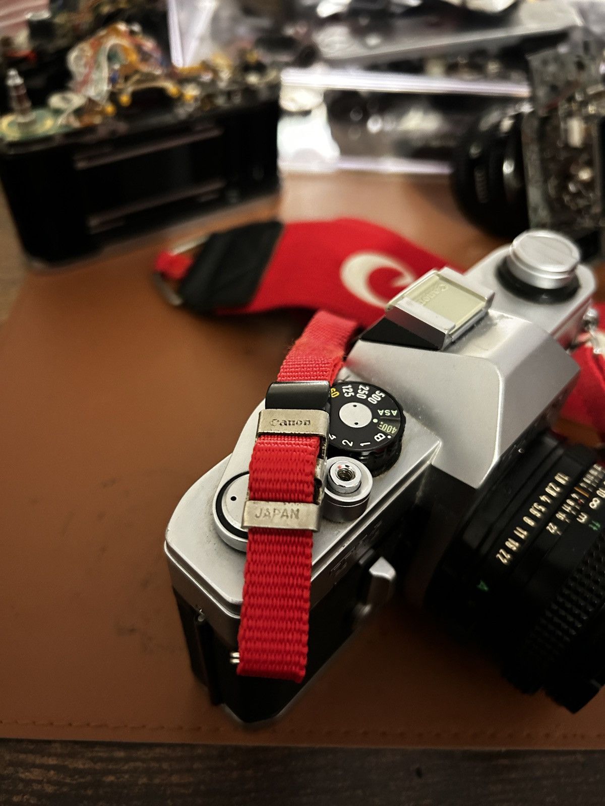 Canon × Japanese Brand × Vintage Vintage 1980s red Canon camera strap Size 34 - 2 Thumbnail