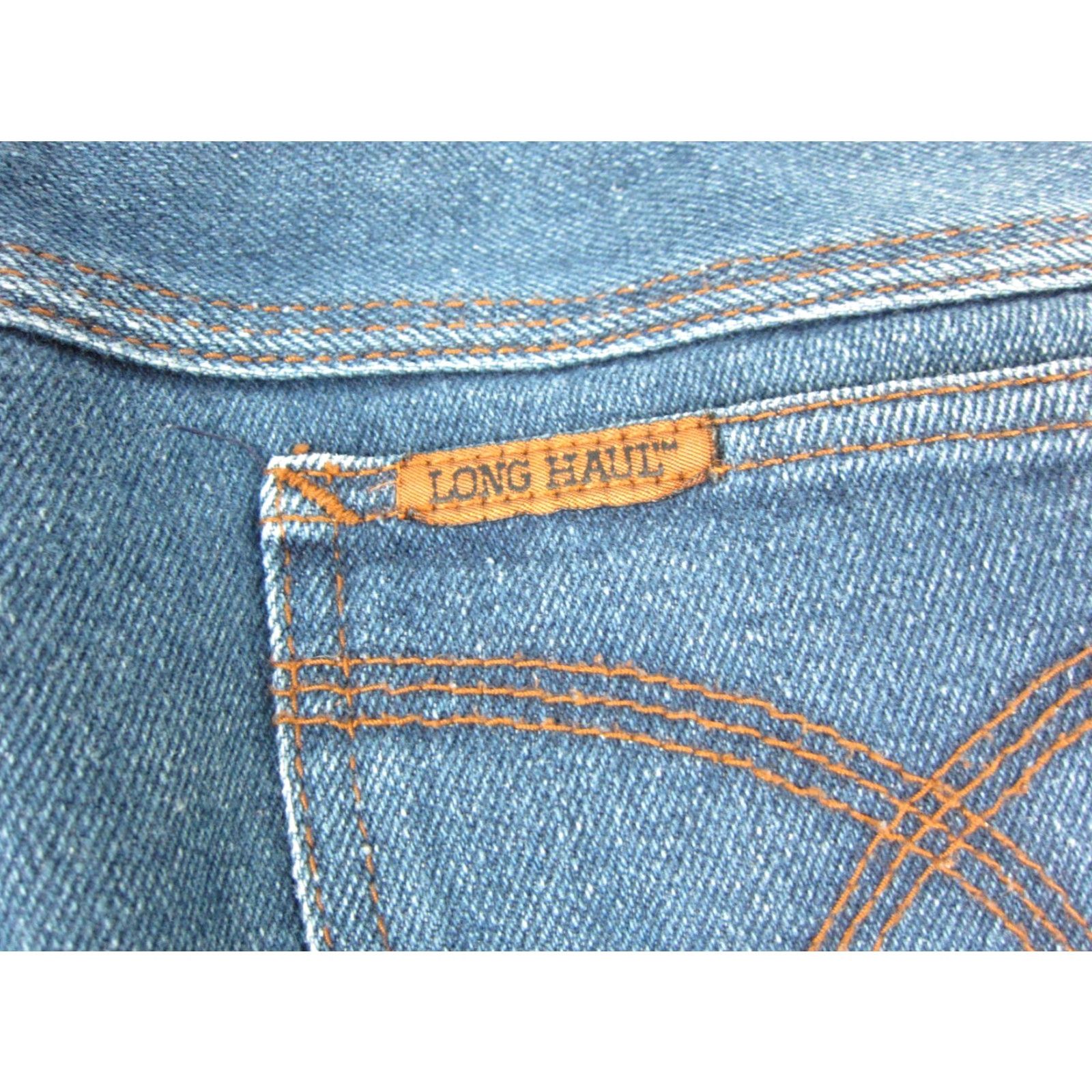 Vintage Vintage Long Haul Jeans Mens 31 x 28 Blue Bootcut Denim Cotton 80s 90s Scoville Made in USA Size US 31 - 4 Thumbnail