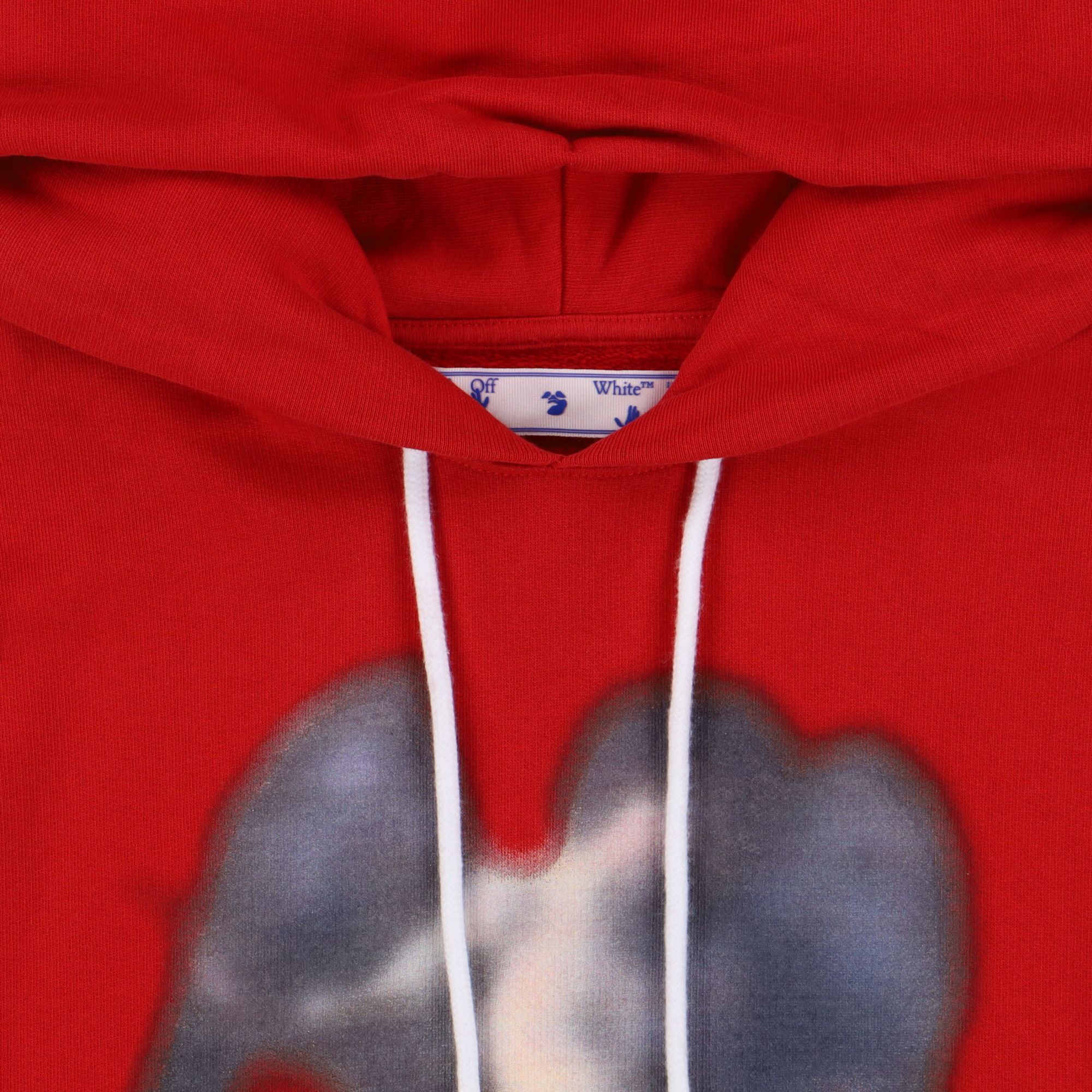 Off-White Red Blurred Caravaggio Arrows Hoodie Size US M / EU 48-50 / 2 - 4 Thumbnail