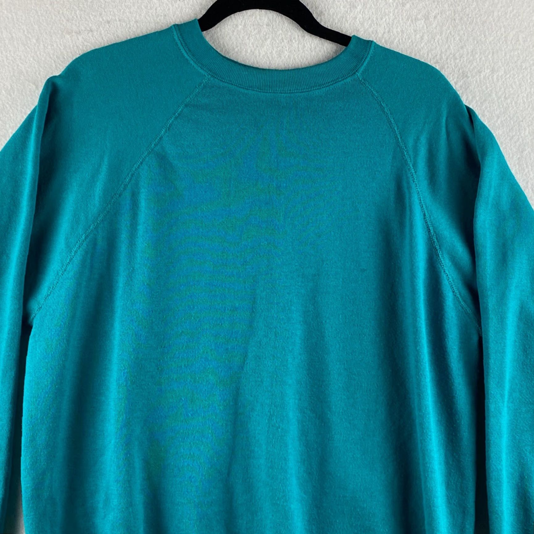 Tultex VINTAGE Tultex Sweatshirt Mens XL Teal USA Made 80s 90s Fleece Pullover Jogger Shirt Men XL Teal USA Made 80s 90s Pullover Sweatshirt Size US XL / EU 56 / 4 - 2 Thumbnail