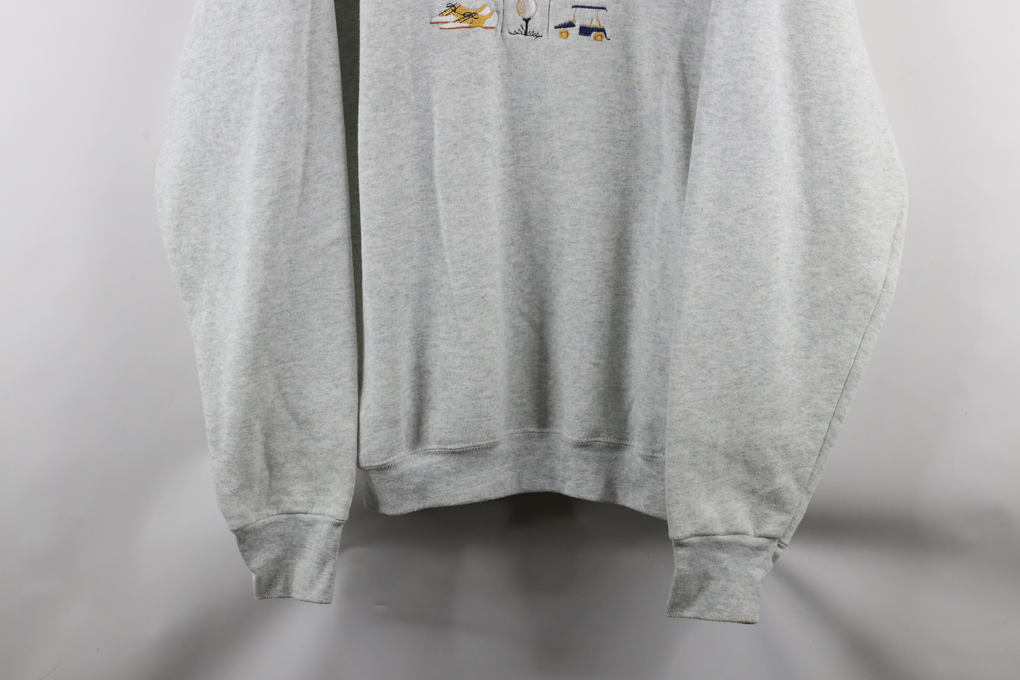 Vintage Vintage 90s Streetwear Spell Out Golf Layered Sweatshirt Size US XXL / EU 58 / 5 - 3 Thumbnail