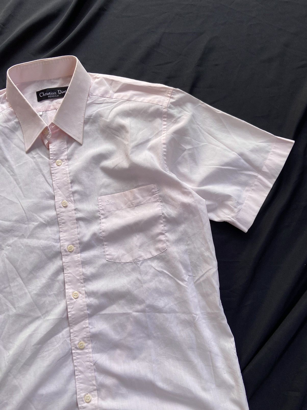 Christian Dior Monsieur × Vintage VINTAGE CHRISTIAN DIOR 2 IN 1 CASUAL BUTTON SHIRT Size US XL / EU 56 / 4 - 19 Thumbnail