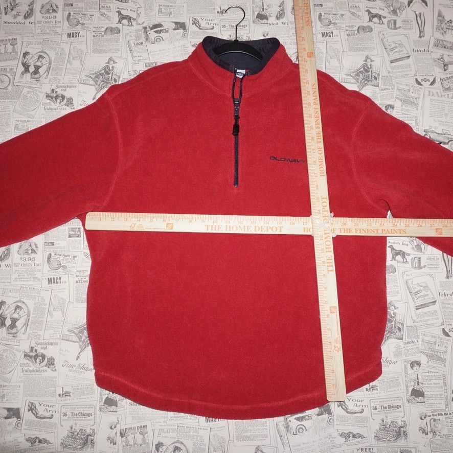 Old Navy Lrg-Vintage Y2K Old Navy 1/4 zip embroider fleece sweatshirt Size US L / EU 52-54 / 3 - 4 Thumbnail