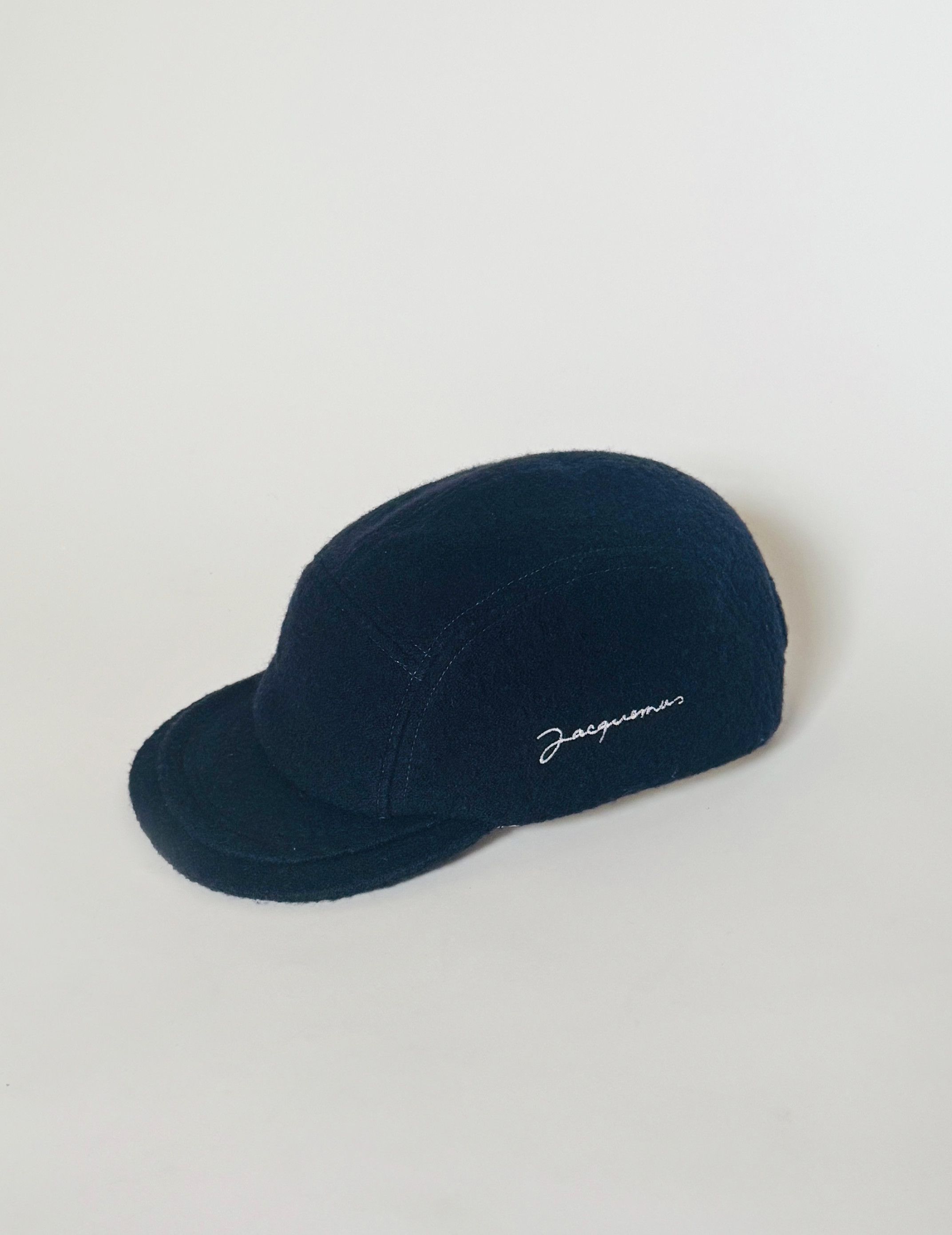 Jacquemus Jacquemus ‘La Casquette’ Navy Wool French Cap Size ONE SIZE - 1 Thumbnail