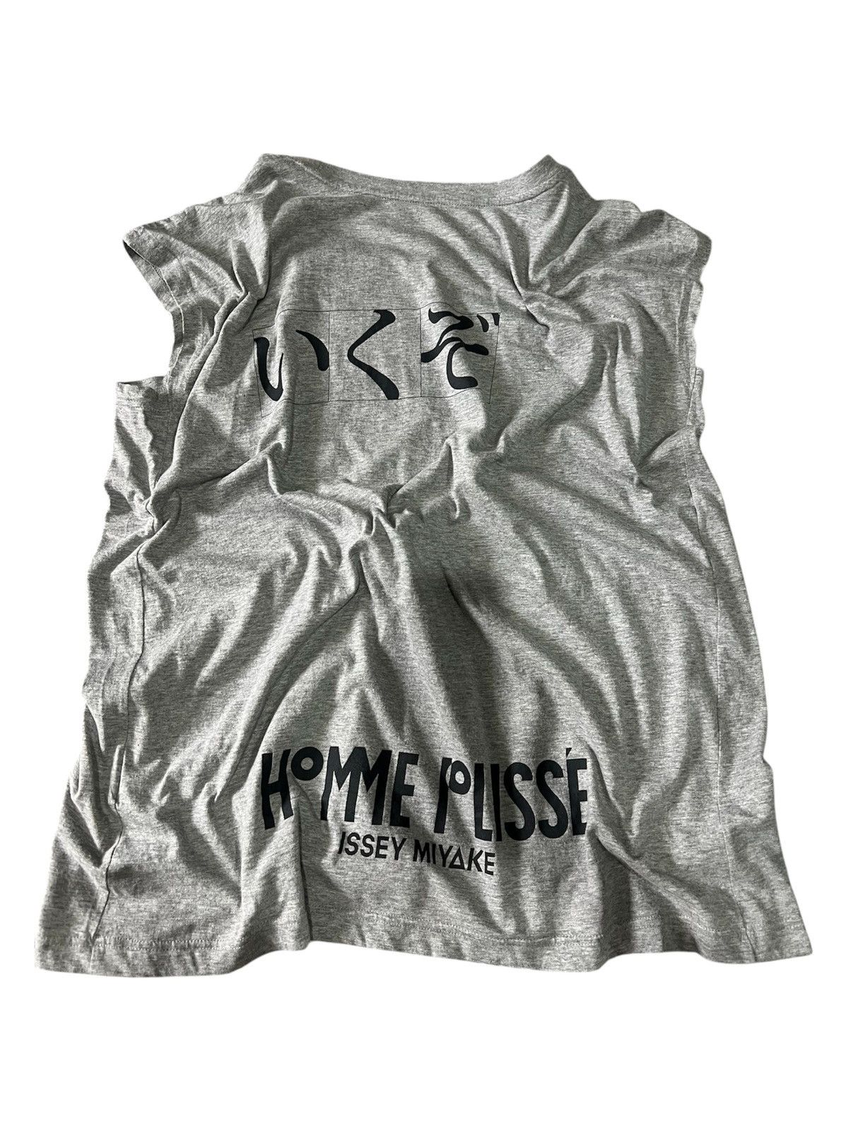 Homme Plisse Issey Miyake Homme Plisse Issey Miyake Sleeveless Tshirt Size US L / EU 52-54 / 3 - 2 Thumbnail