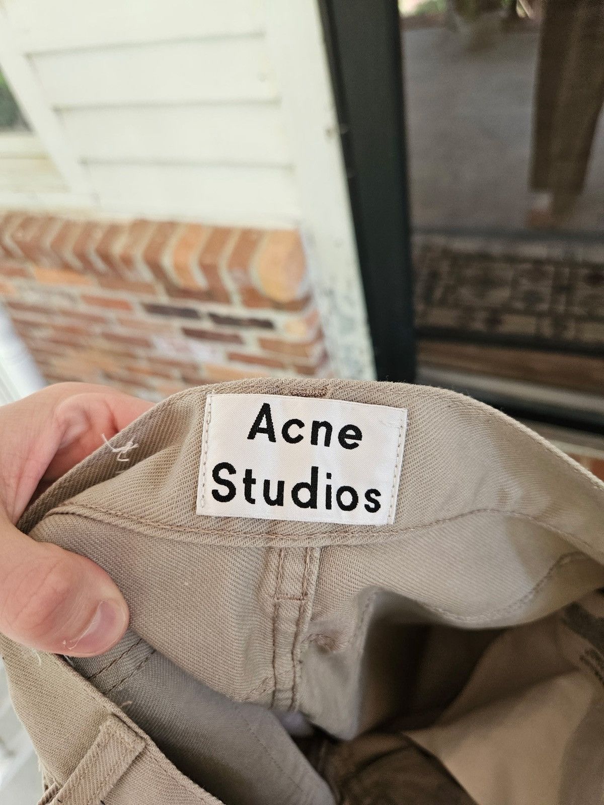 Acne Studios Ace Beige Khaki Pants Size US 32 / EU 48 - 6 Thumbnail