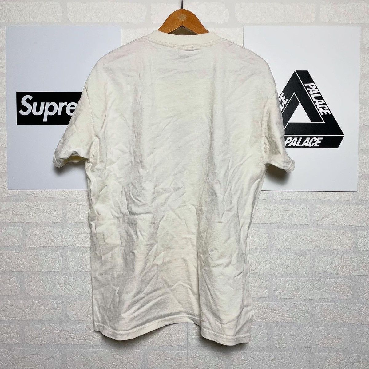 Vintage T-shirt Designer Artist White Cream Vintage 90s Lee Size US L / EU 52-54 / 3 - 2 Thumbnail