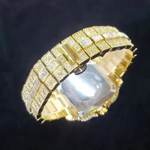 Jewelry Kitamura x Kumi Iced Out Square Colorful Number Watch Size ONE SIZE - 5 Thumbnail