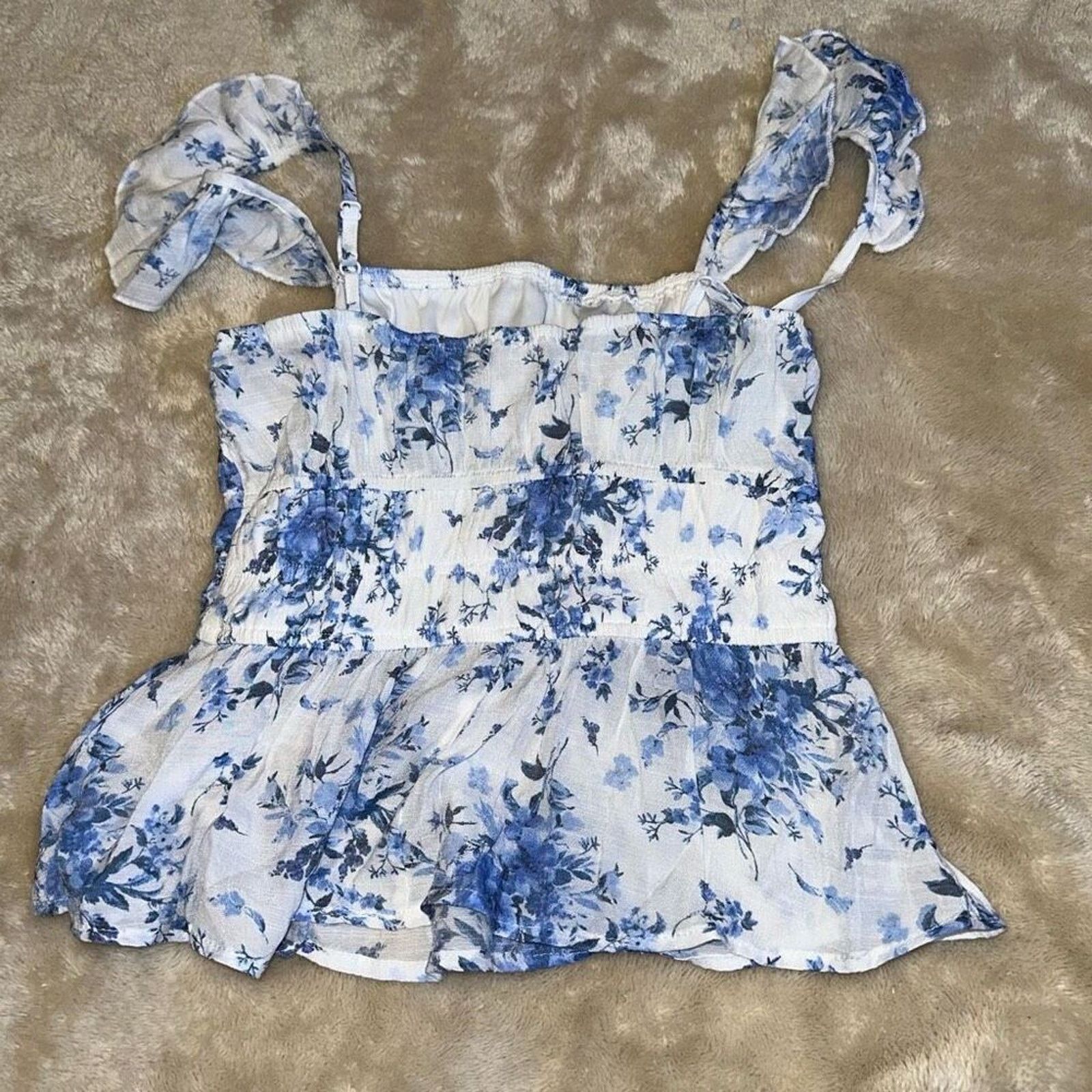 Other Miami Blue Floral Tank Top | Sz S Size S / US 4 / IT 40 - 5 Thumbnail