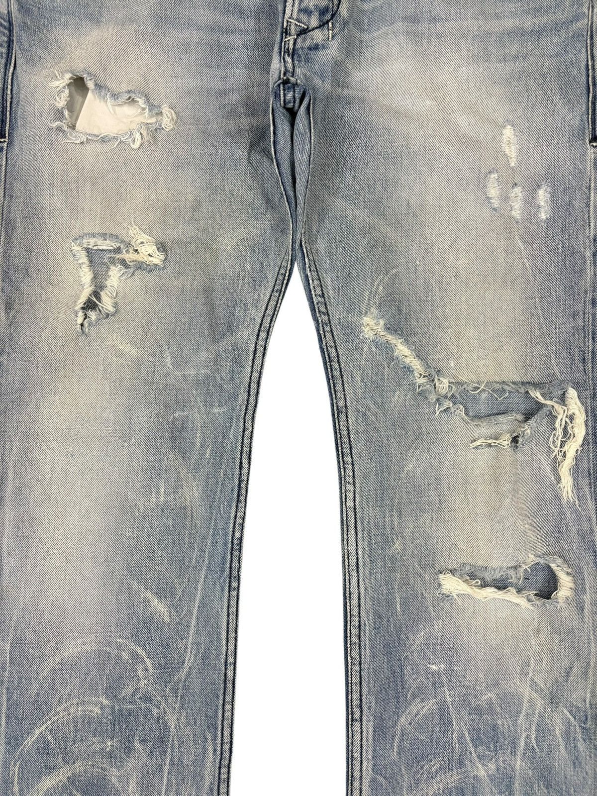 Other Vintage Italy Diesel Safado Faded Wash Distress Loose Jeans Size US 34 / EU 50 - 4 Thumbnail