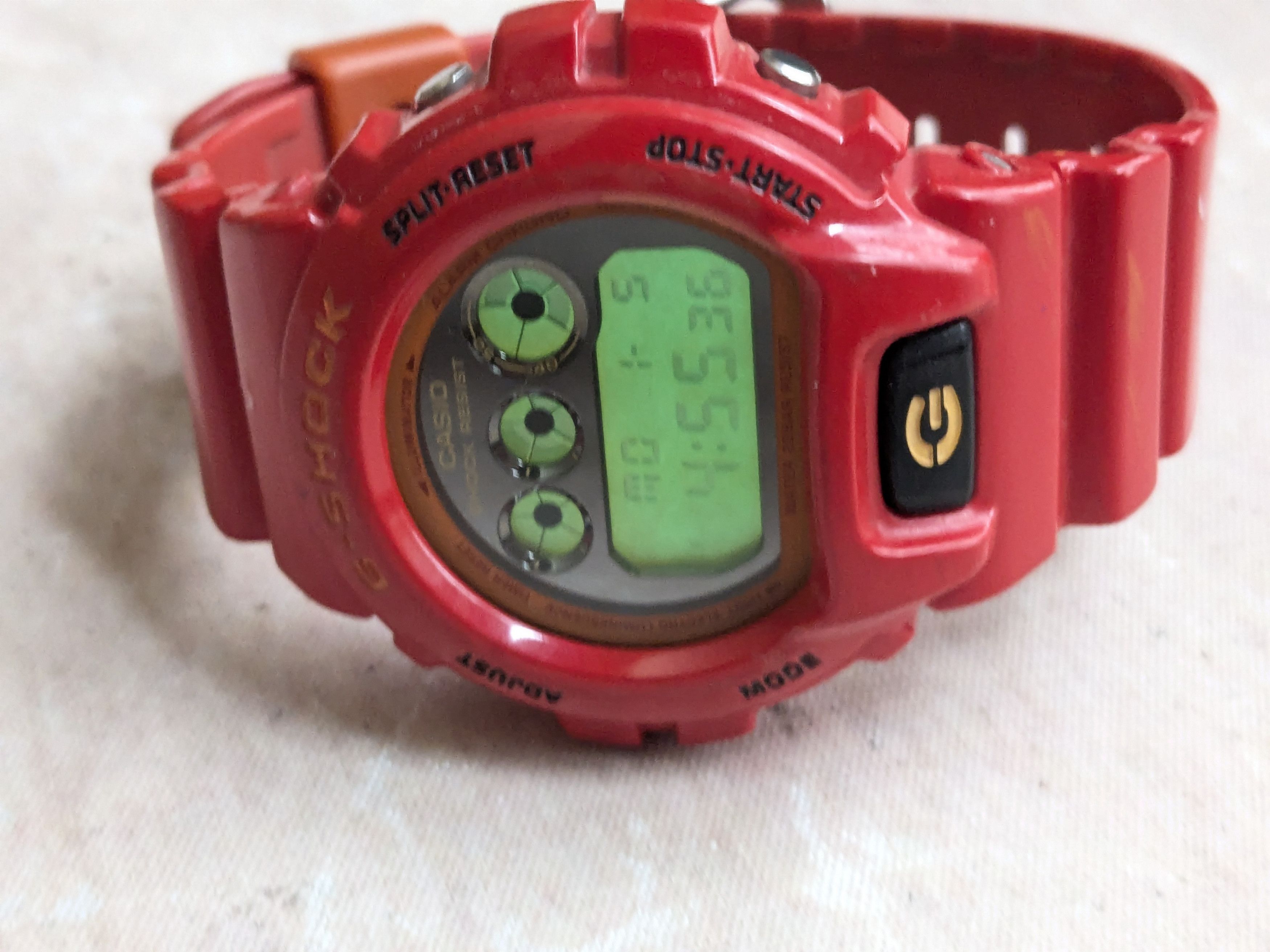 Casio Casio G-Shock DW6900CB-4 Red Orange Watch Rubber Size ONE SIZE - 9 Thumbnail
