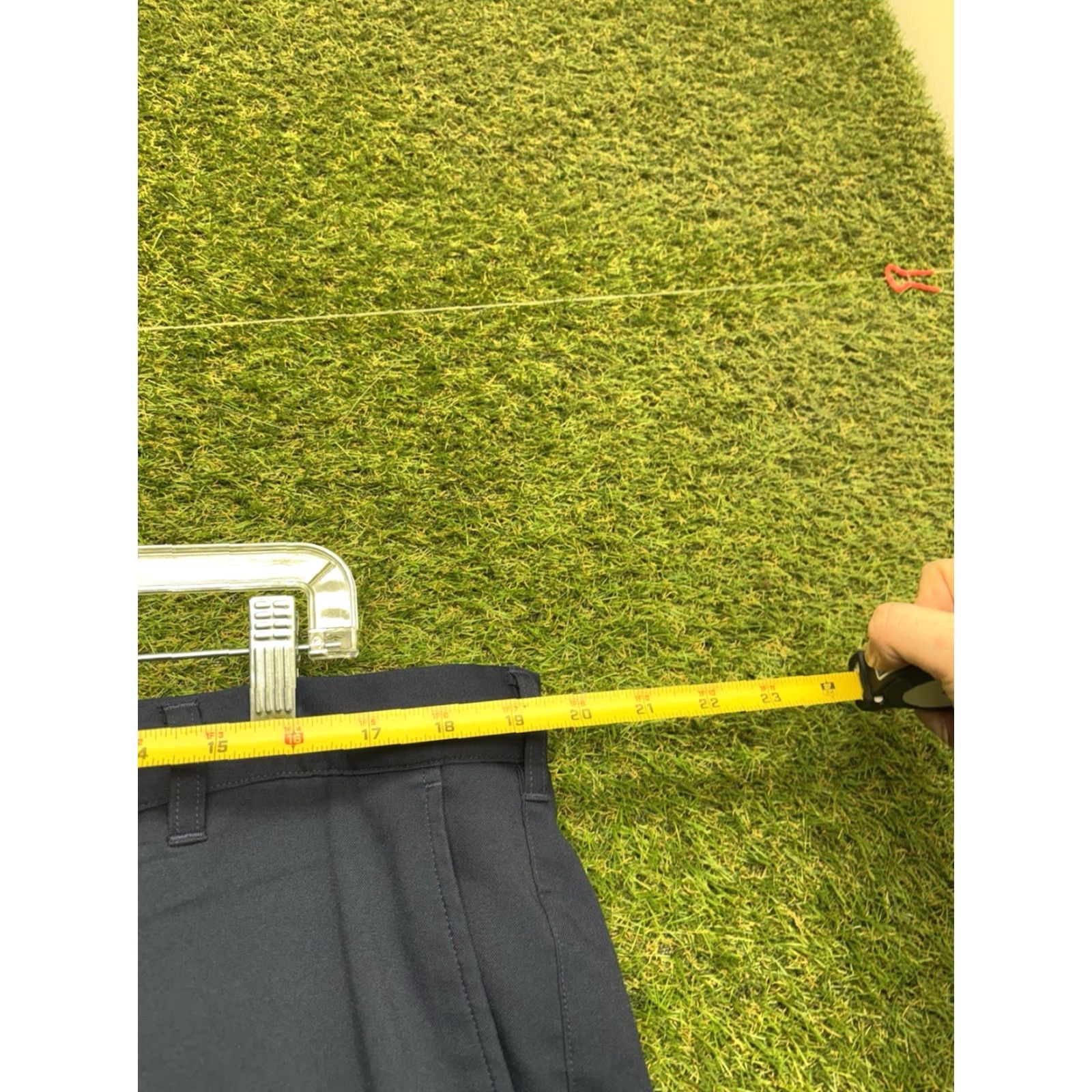 Mizzen+Main Mizzen+Main Baron Chino Pants Mens 38x32 Navy Blue Athletic Fit Polyester Golf Size US 38 / EU 54 - 6 Thumbnail