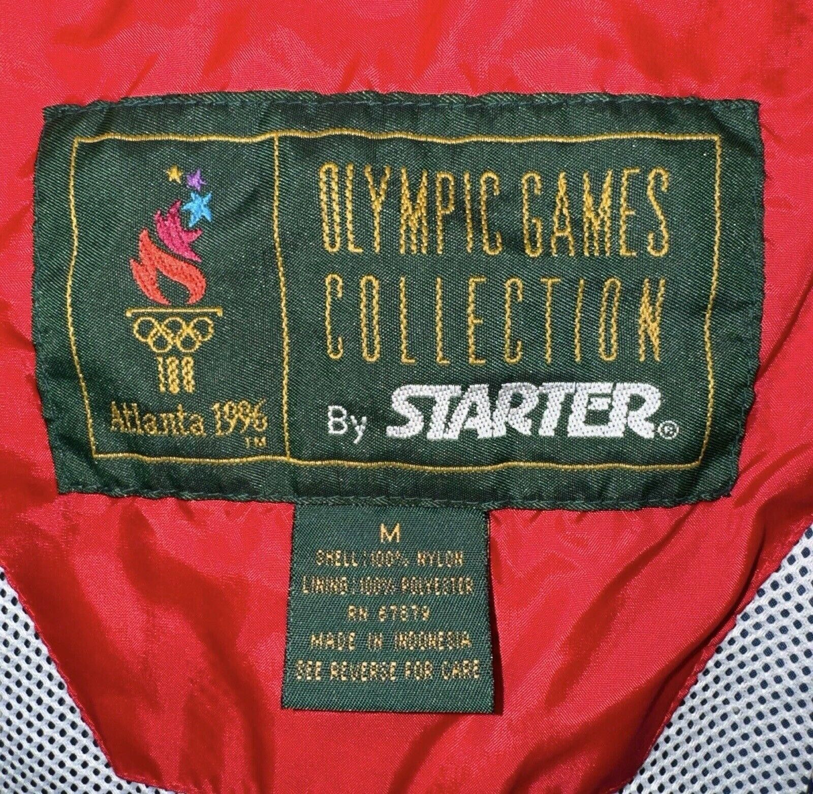 Starter VTG Starter USA Atlanta Olympics 1996 Windbreaker Jacket M Size ONE SIZE - 9 Thumbnail