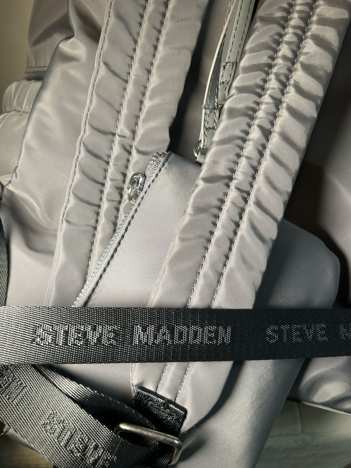 Steve Madden Steve Madden Water-Resistant Nylon Backpack-Detachable Pouch Size ONE SIZE - 8 Thumbnail