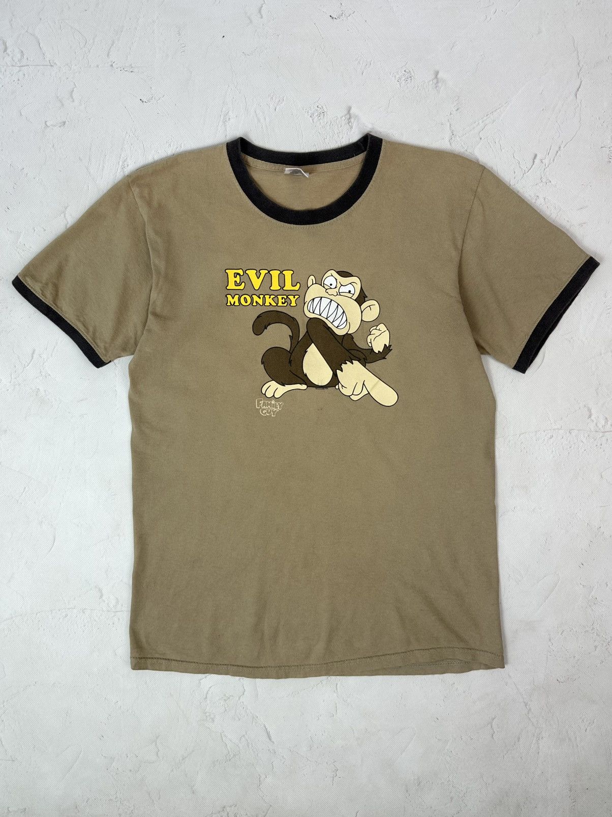Fruit Of The Loom Vintage Fruit of the Loom Evil Monkey T-shirt Size US M / EU 48-50 / 2 - 1 Thumbnail