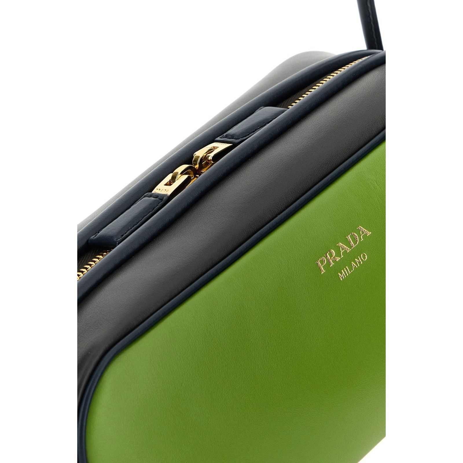 Prada PRADA Green Smooth Leather Shoulder Bag New And Authentic Size ONE SIZE - 3 Thumbnail