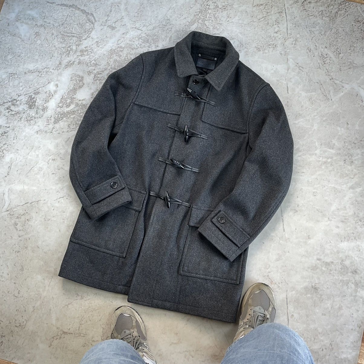 Coach Coach New York Wool Grey Perfect Heavy Duffle Pea Coat Size US L / EU 52-54 / 3 - 2 Thumbnail