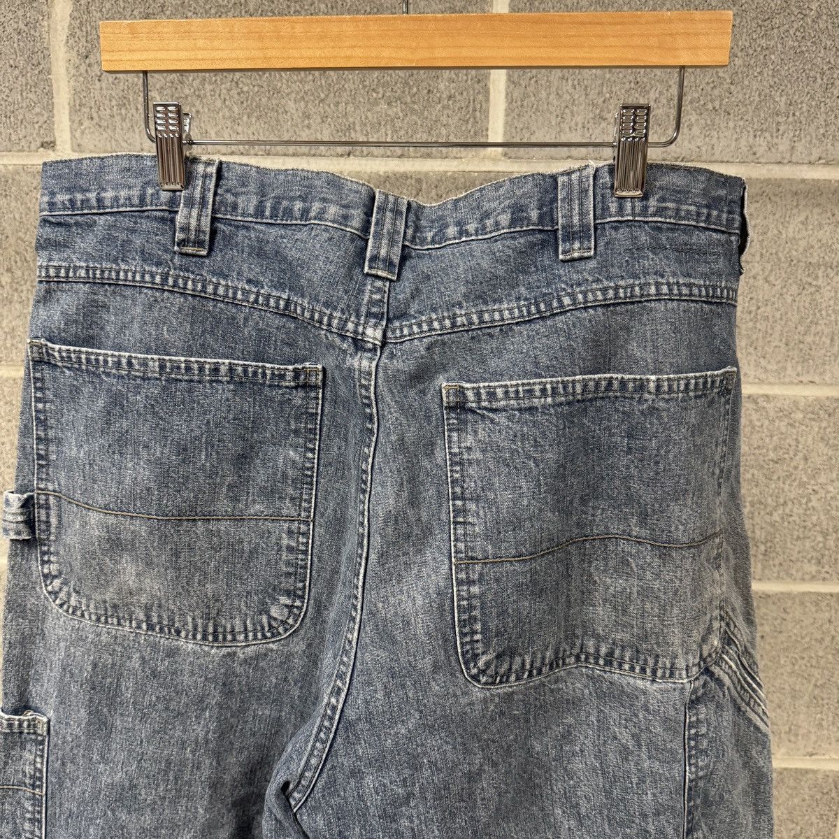 Vintage Thrashed Faded Distressed Denim Shorts ERD Grunge Chrome Size US 36 / EU 52 - 6 Thumbnail