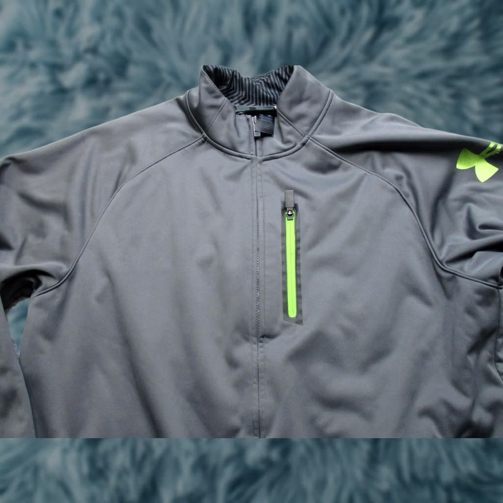 Under Armour Under Armour Jacket Mens XL Gray Storm ColdGear Infrared Softshell Full Zip Size US XL / EU 56 / 4 - 1 Thumbnail