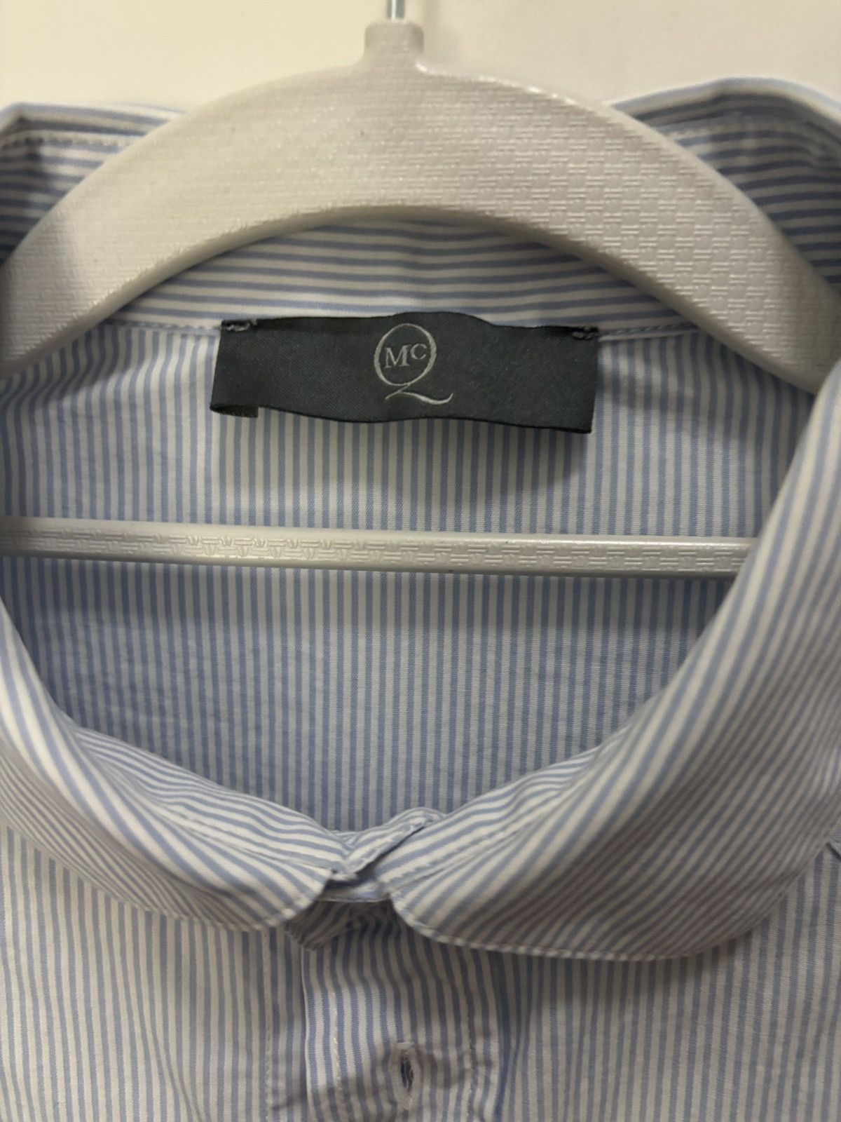 Alexander McQueen Alexander McQueen blue and white striped shirt, Size US S / EU 44-46 / 1 - 2 Thumbnail