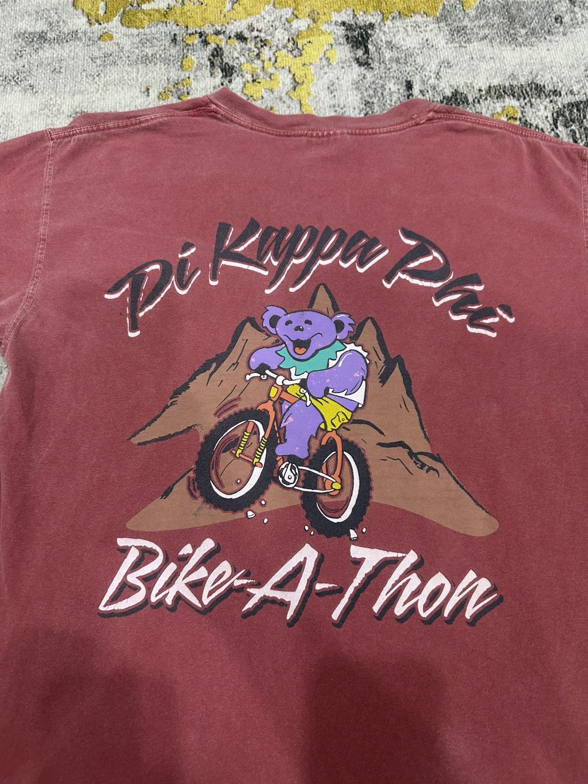 Grateful Dead Vintage 90s Greatful Dead Band Tees Bike A Thon T-Shirt Size US M / EU 48-50 / 2 - 3 Thumbnail