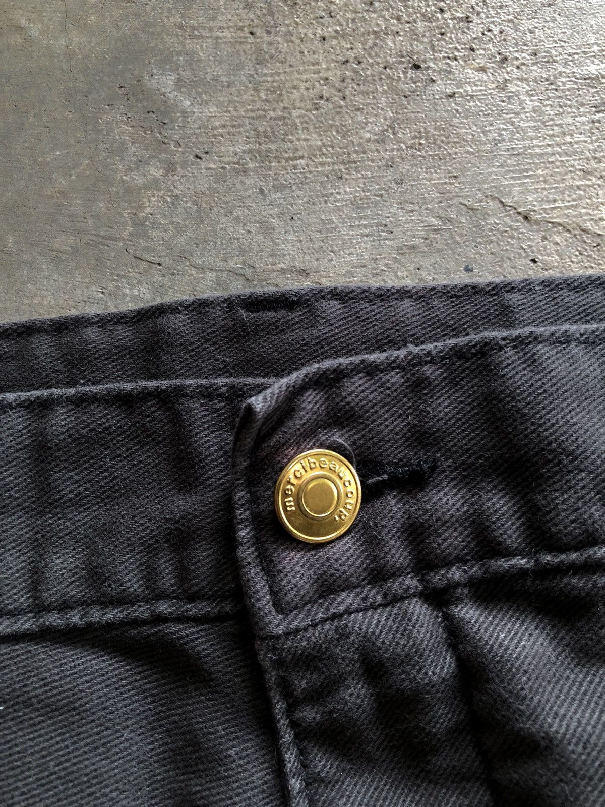 Issey Miyake × Japanese Brand × mercibeaucoup VTG ISSEY MIYAKE MERCIBEAUCOUP DENIM PANTS Size US 30 / EU 46 - 7 Thumbnail