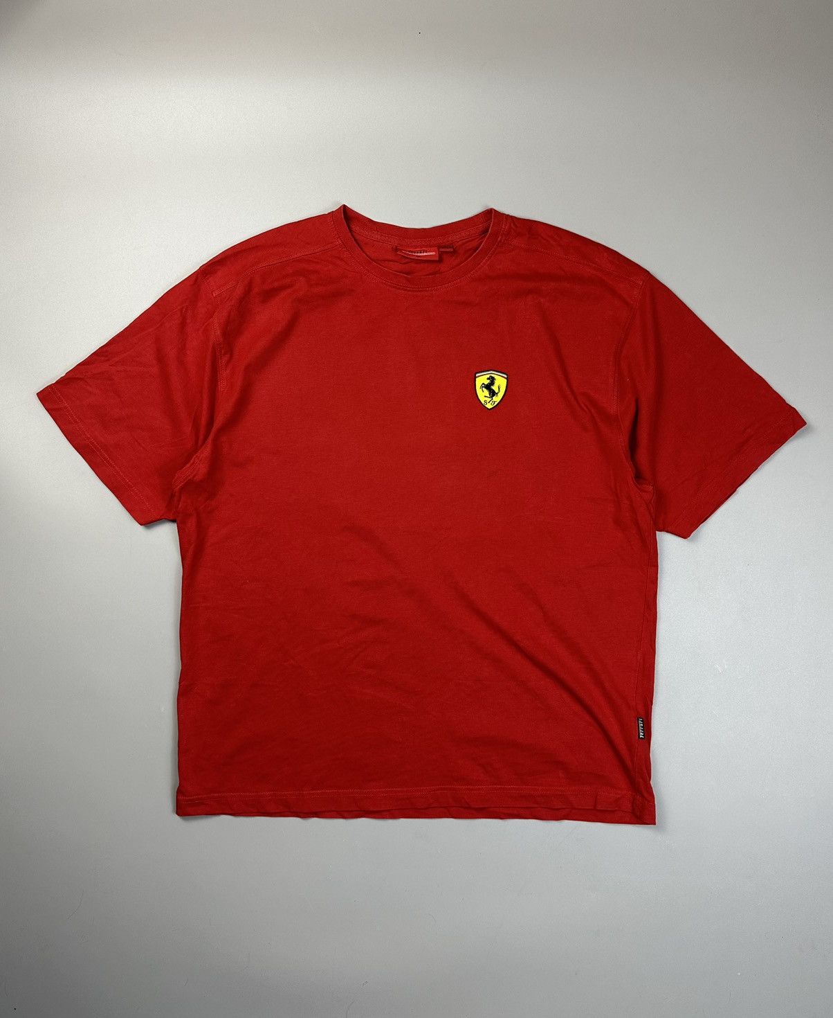 Ferrari Red oversized tee Ferrari big logo Size US XL / EU 56 / 4 - 1 Thumbnail