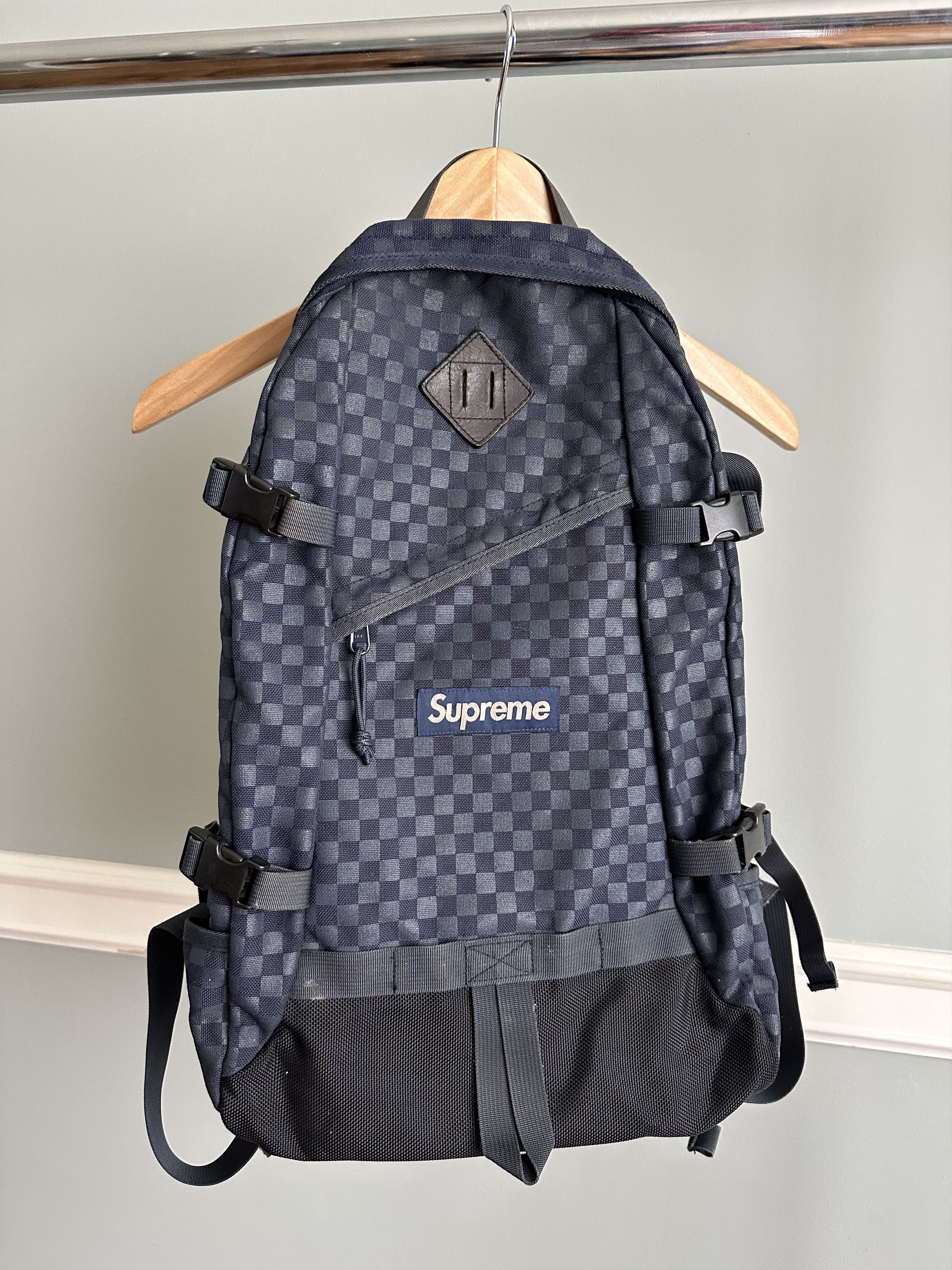 Supreme Checkered Backpack | Grailed