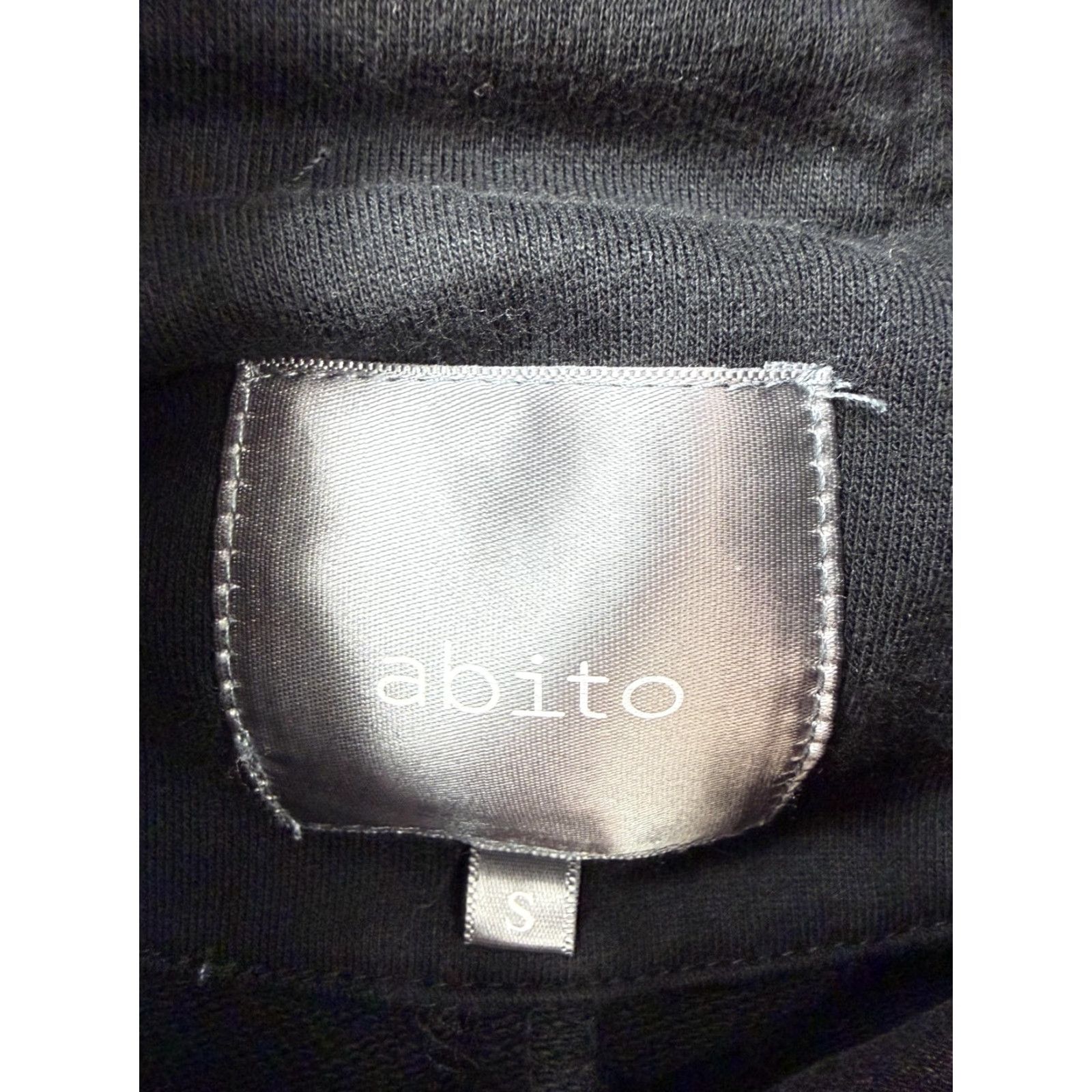 Denime Abito Jacket Womens Small Gray Denim Hooded Bomber Full Zip Pockets Cropped Size S / US 4 / IT 40 - 5 Thumbnail