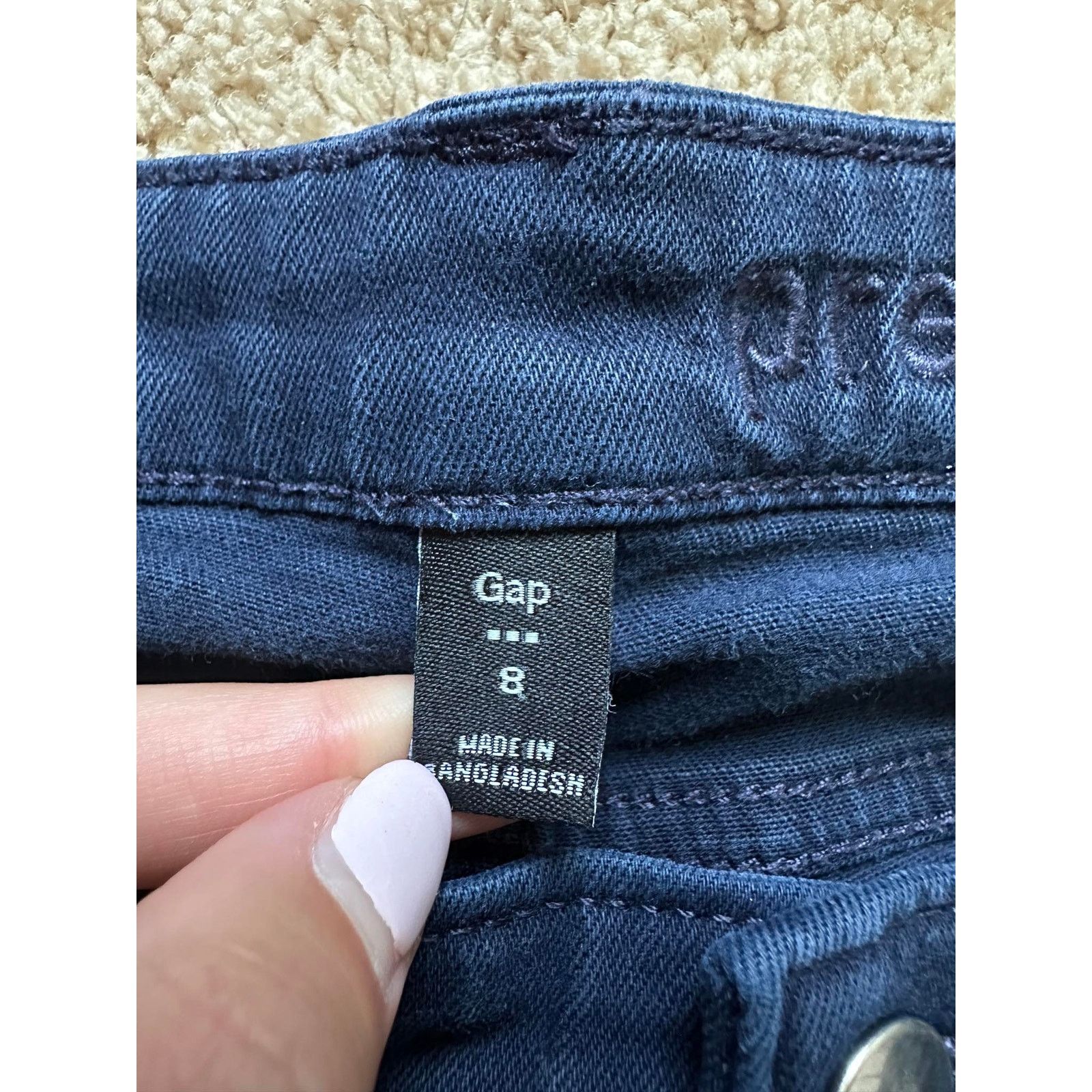 Gap Gap Premium High Rise Denim Super Skinny Jeans Blue Womens 8 Size 30" / US 8 / IT 44 - 5 Thumbnail