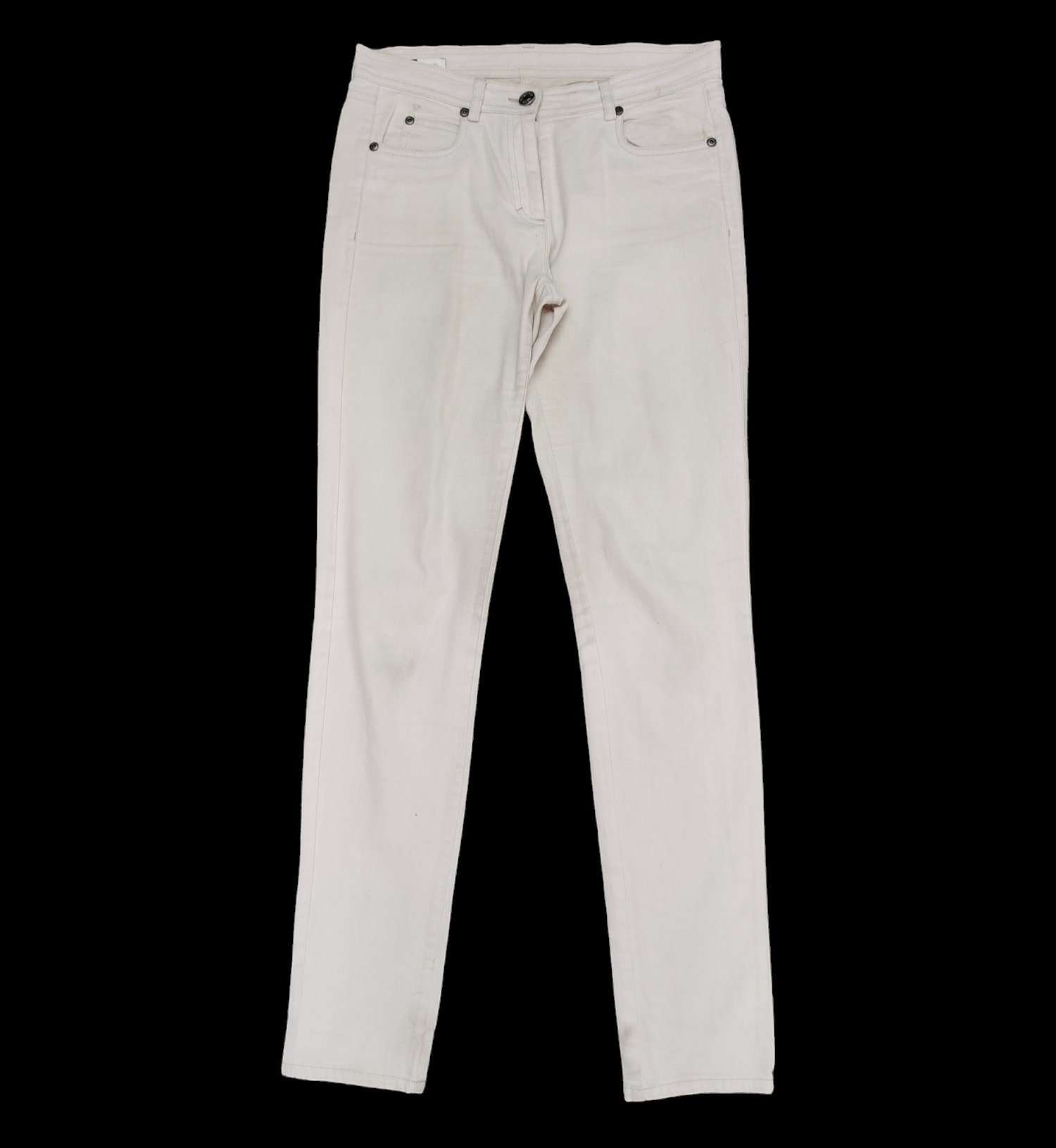 Jil Sander Jil Sander Lampo Zipper Navy Cream Denim Pants Skinny Fit Size 28" / US 6 / IT 42 - 1 Thumbnail