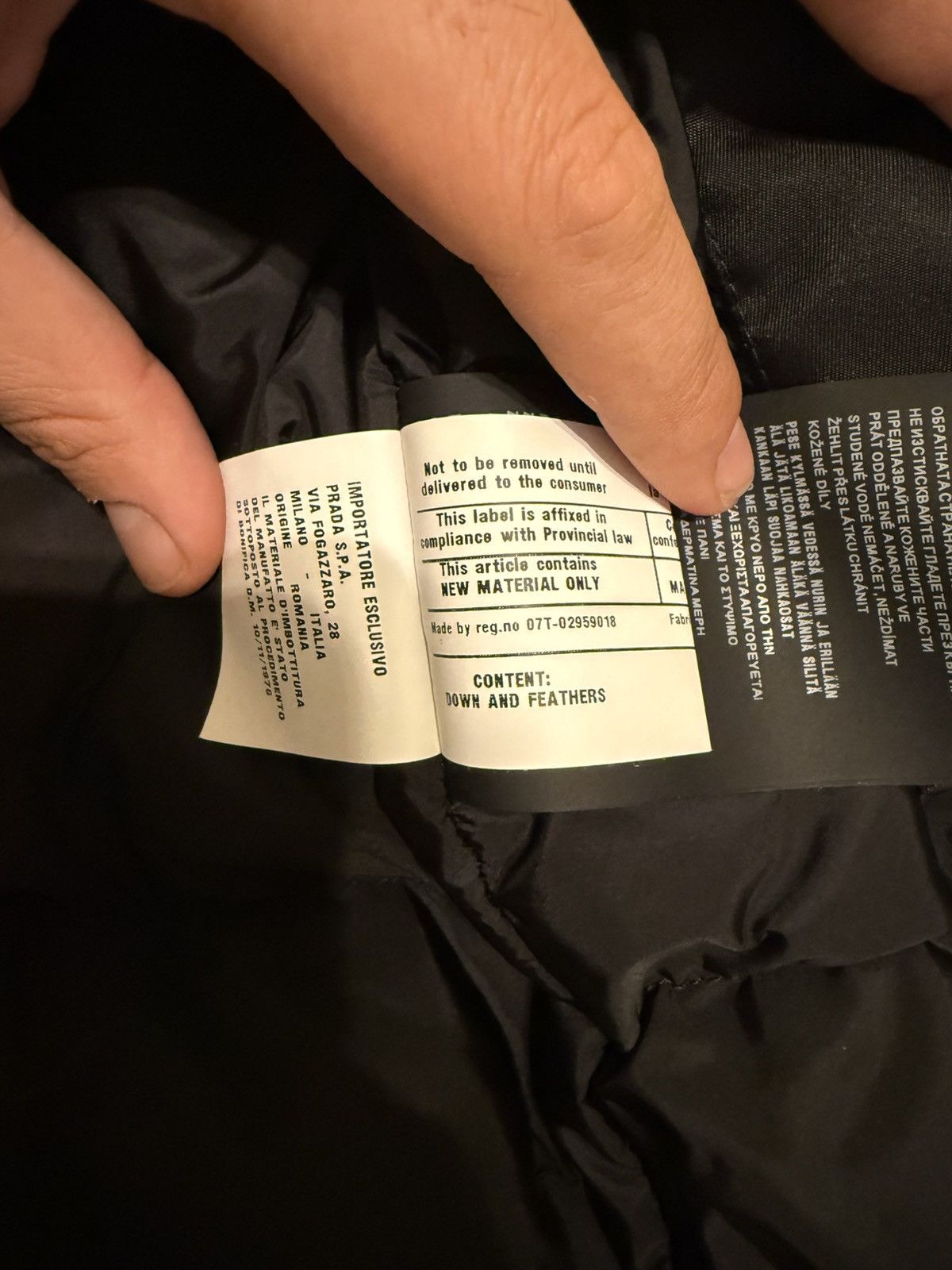 Prada Padded Nylon Gabardine Vest Size US L / EU 52-54 / 3 - 17 Thumbnail
