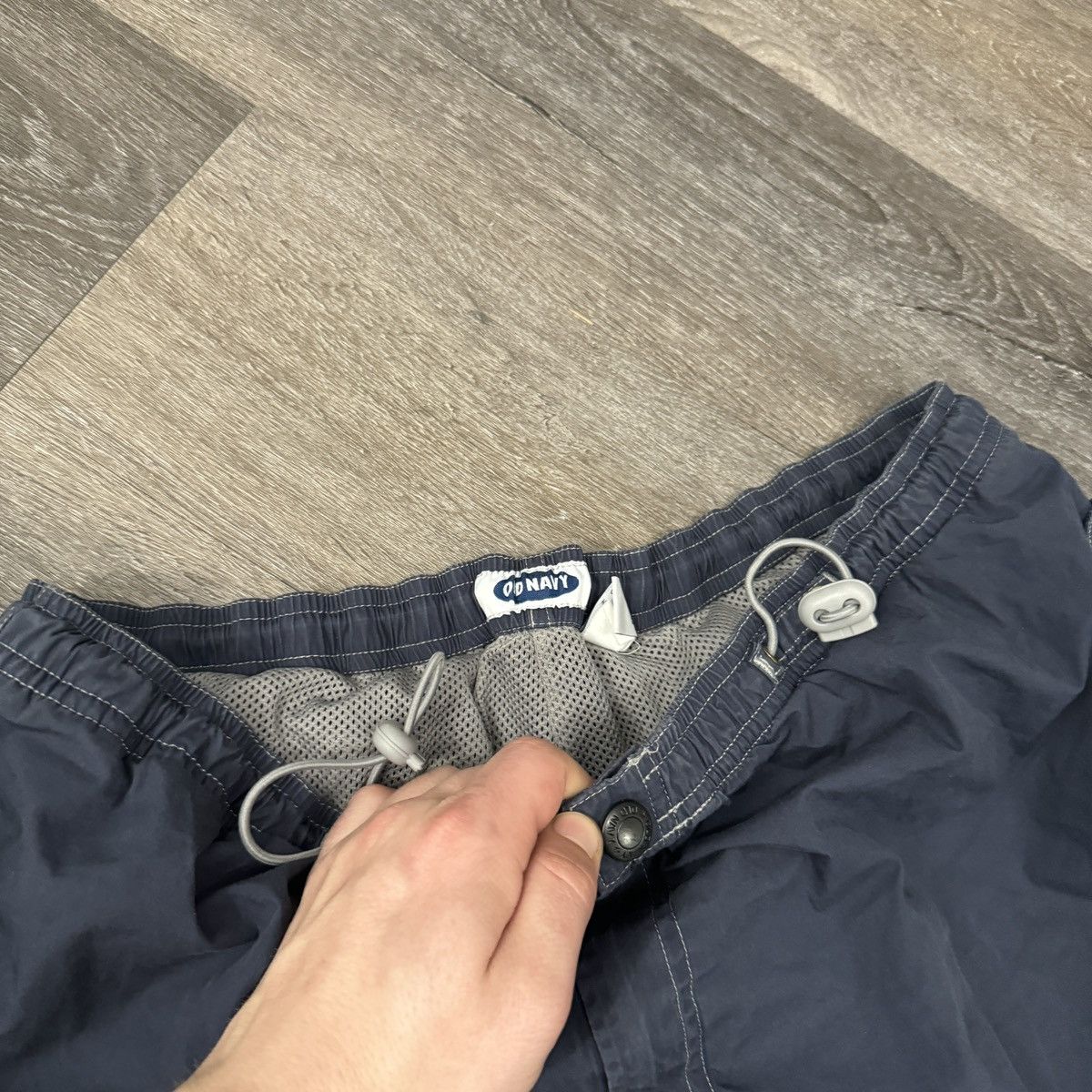JNCO × Old Navy × Vintage Crazy Vintage y2k Old navy baggy parachute cargo pants Size US 34 / EU 50 - 3 Thumbnail