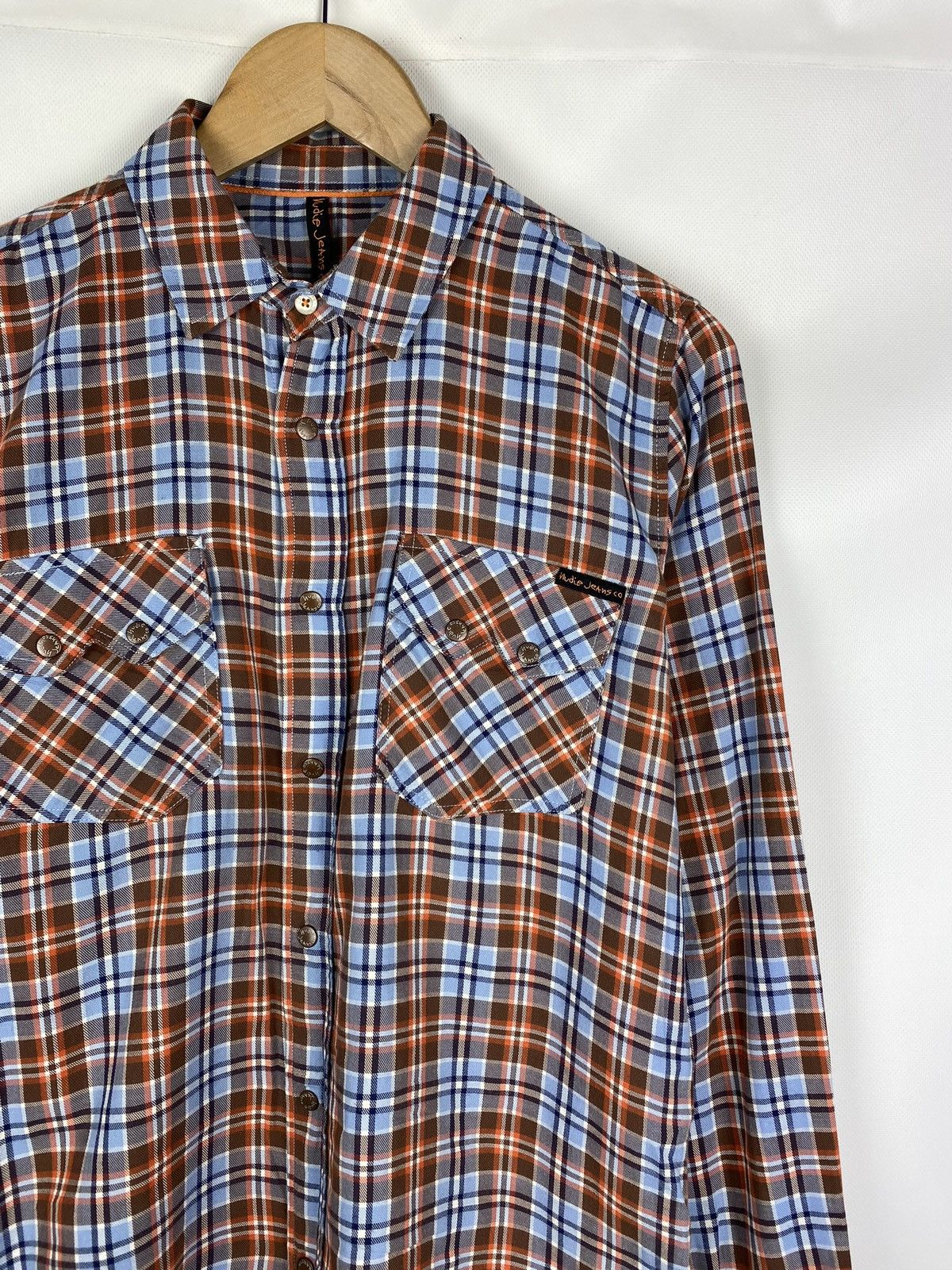 Nudie Jeans Nudie Jeans Co men’s long sleeve plaid button up shirt Size US M / EU 48-50 / 2 - 5 Thumbnail