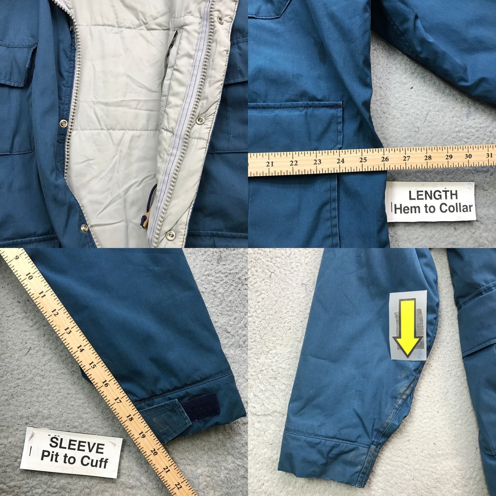 Vintage VINTAGE Woolrich Parka Field Jacket Men XL Blue Hunting 4 Pocket Parka Coat Jacket Long Zip Pockets Casual Mens Size US XL / EU 56 / 4 - 8 Thumbnail