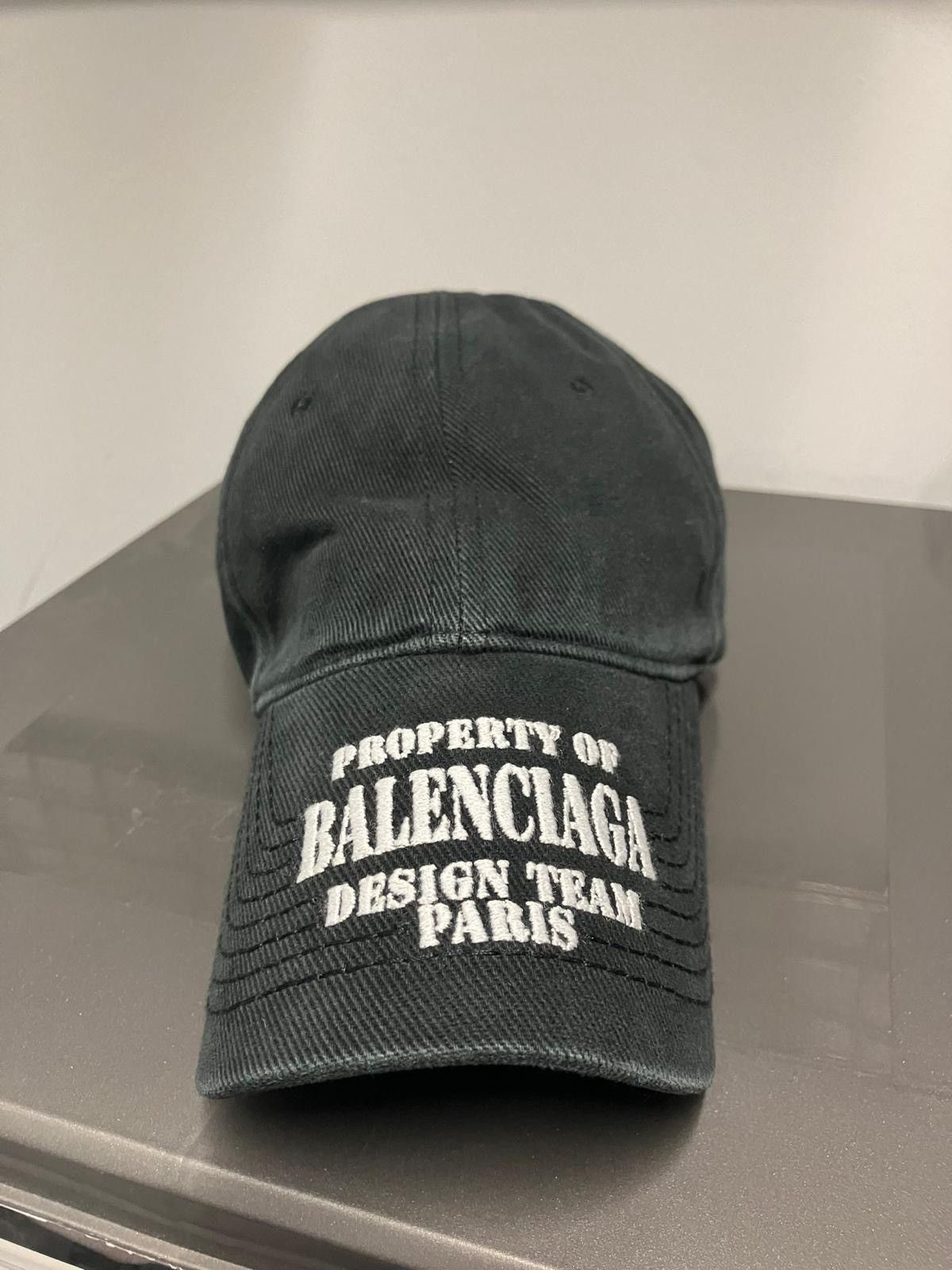 BALENCIAGA property コットン ドリル キャップ