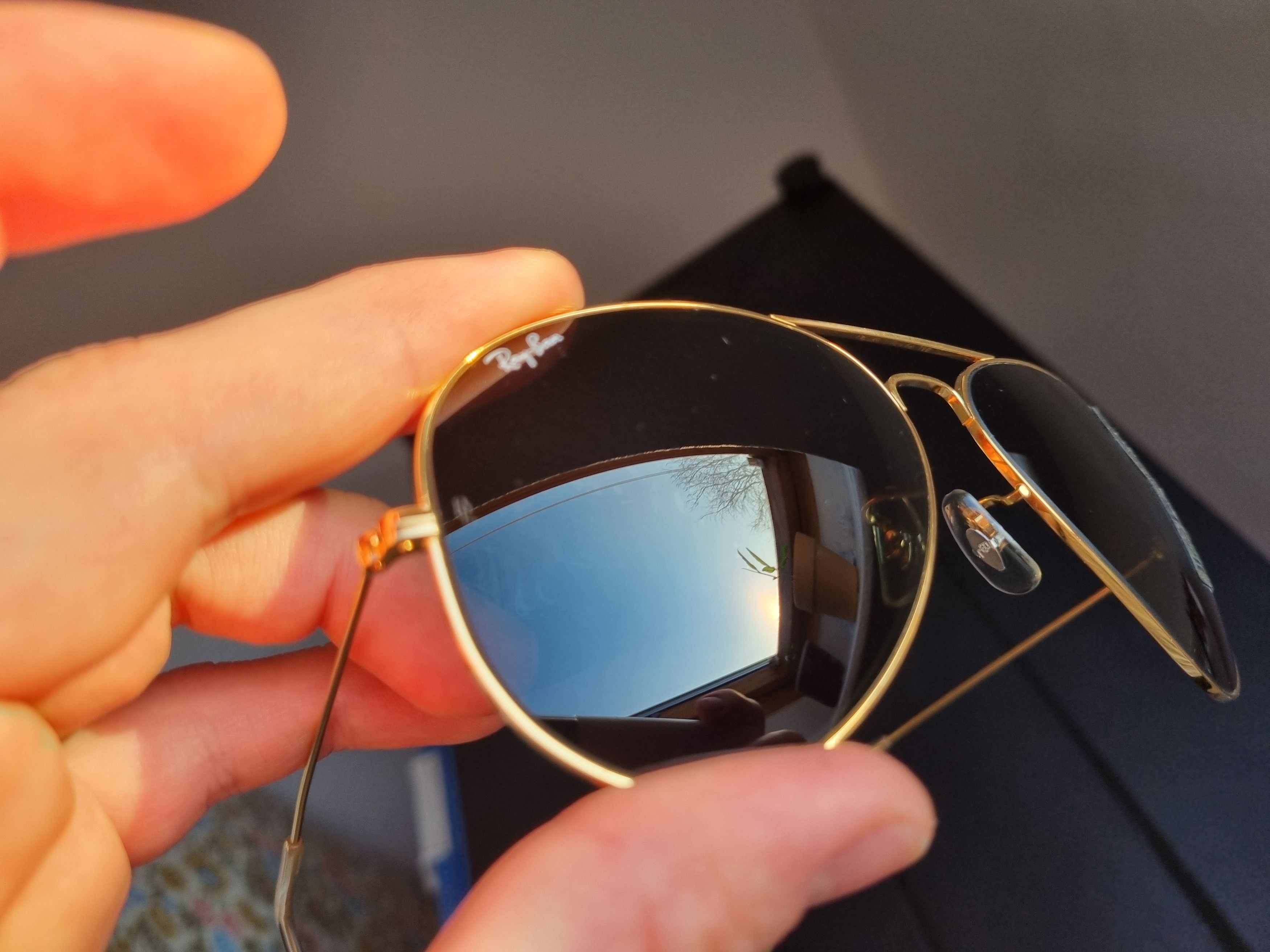 RayBan B&L Ray Ban USA Vintage Aviator 100% UV, G-15 | L2846 |62mm Size ONE SIZE - 16 Thumbnail