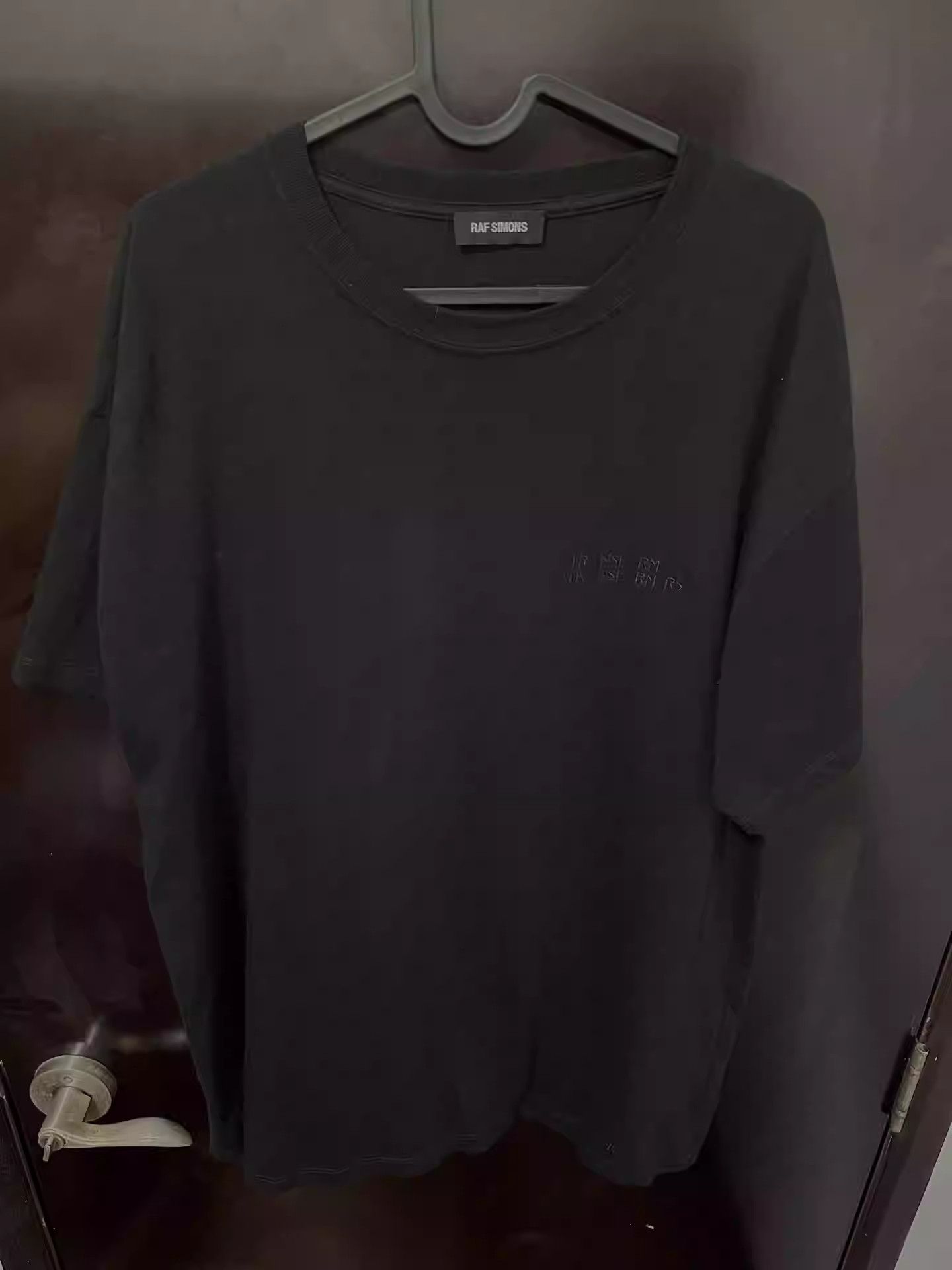 Raf simons embroidered short sleeves