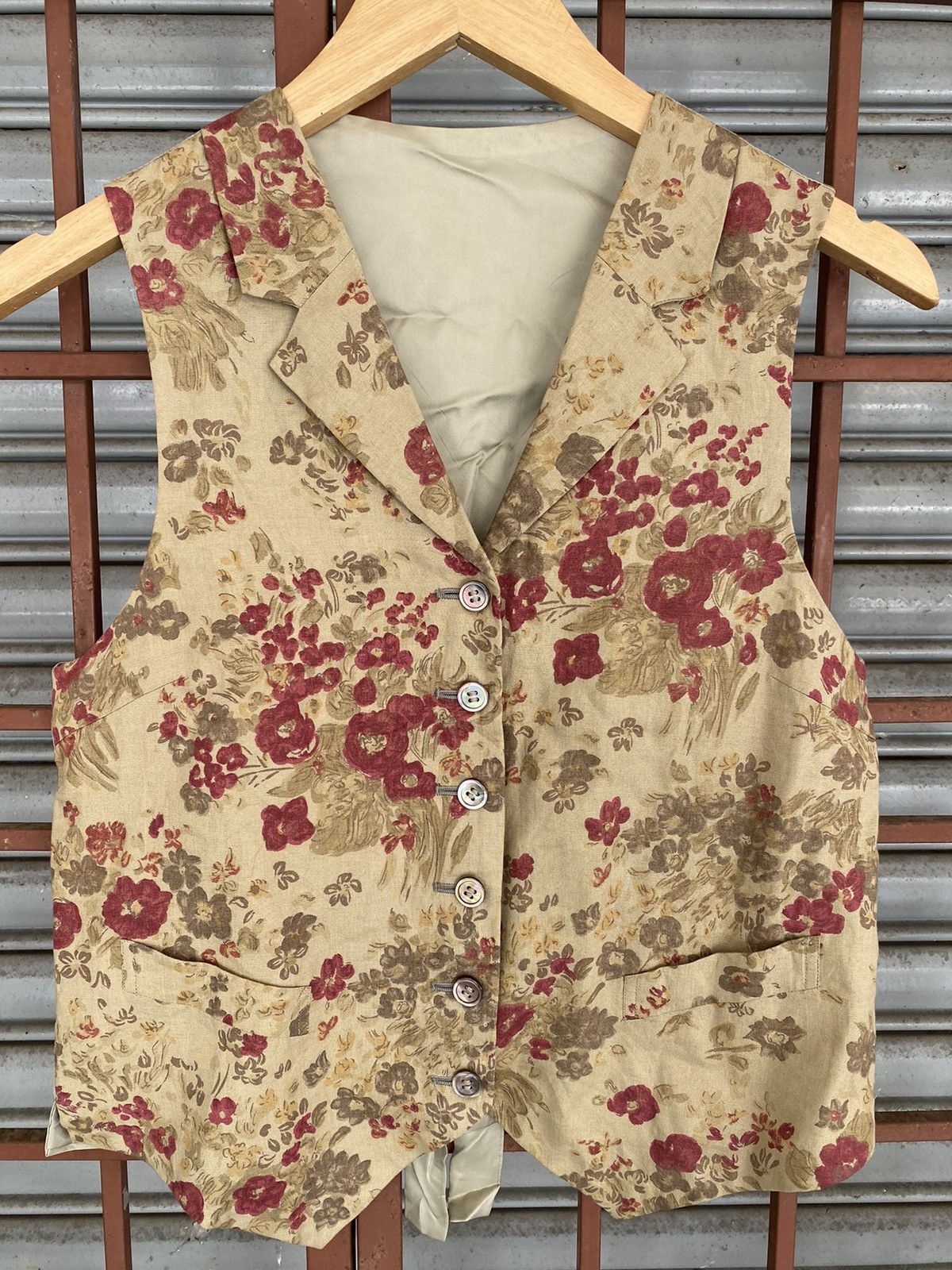 Margaret Howell Vintage Margaret Howell Floral Waistcoat Vest Size M / US 6-8 / IT 42-44 - 3 Thumbnail