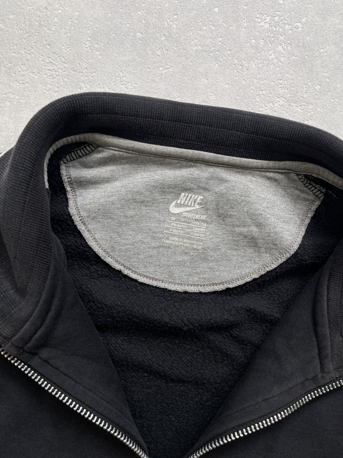 Nike × Vintage 00s Nike Vintage Avant Garde Washed Track Jacket Retro Logo Size US M / EU 48-50 / 2 - 3 Thumbnail