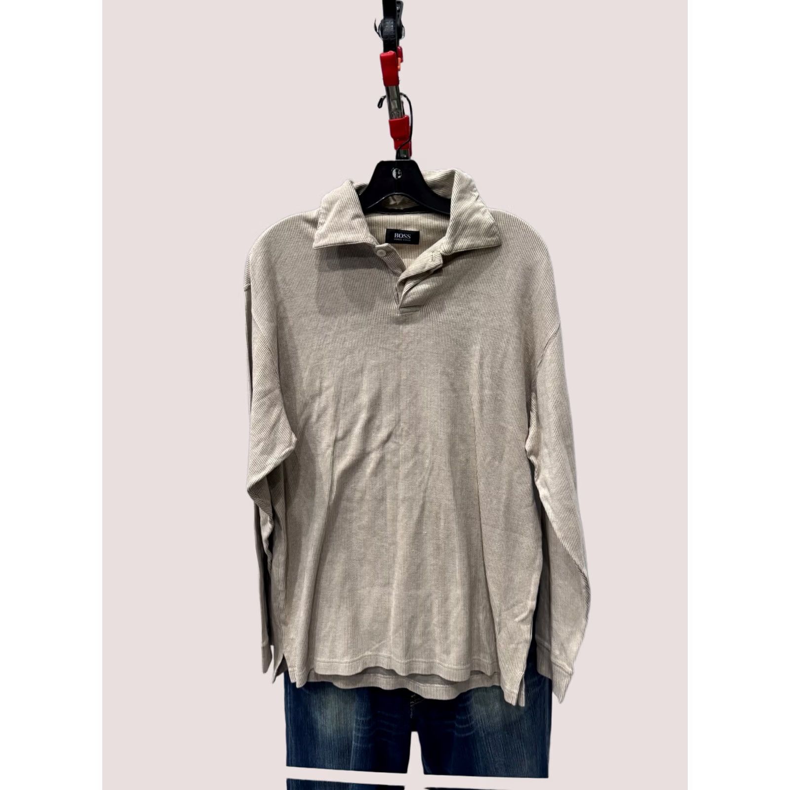 Hugo Boss Hugo Boss Long Sleeve SHIRT Medium M Multicolor Men Size US M / EU 48-50 / 2 - 1 Thumbnail