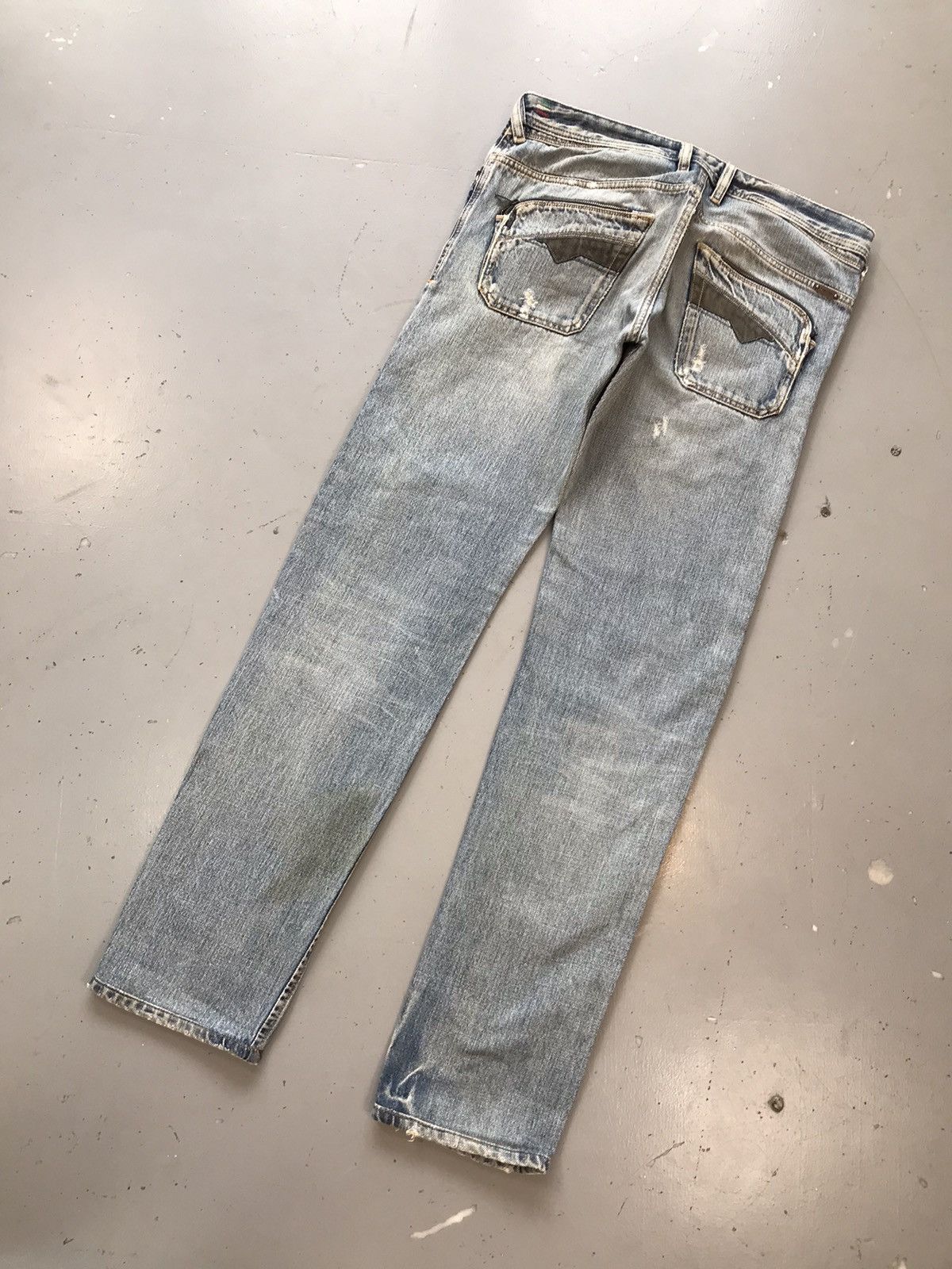 Diesel × Vintage Vintage diesel industry distressed zipper pocket denim Size US 34 / EU 50 - 11 Thumbnail