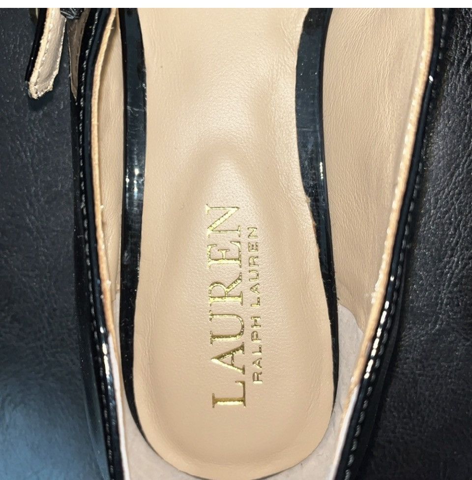 Lauren Ralph Lauren Ralph Lauren MaryJane Londyn Patent Leather Shoes Size US 7.5 / IT 37.5 - 3 Thumbnail