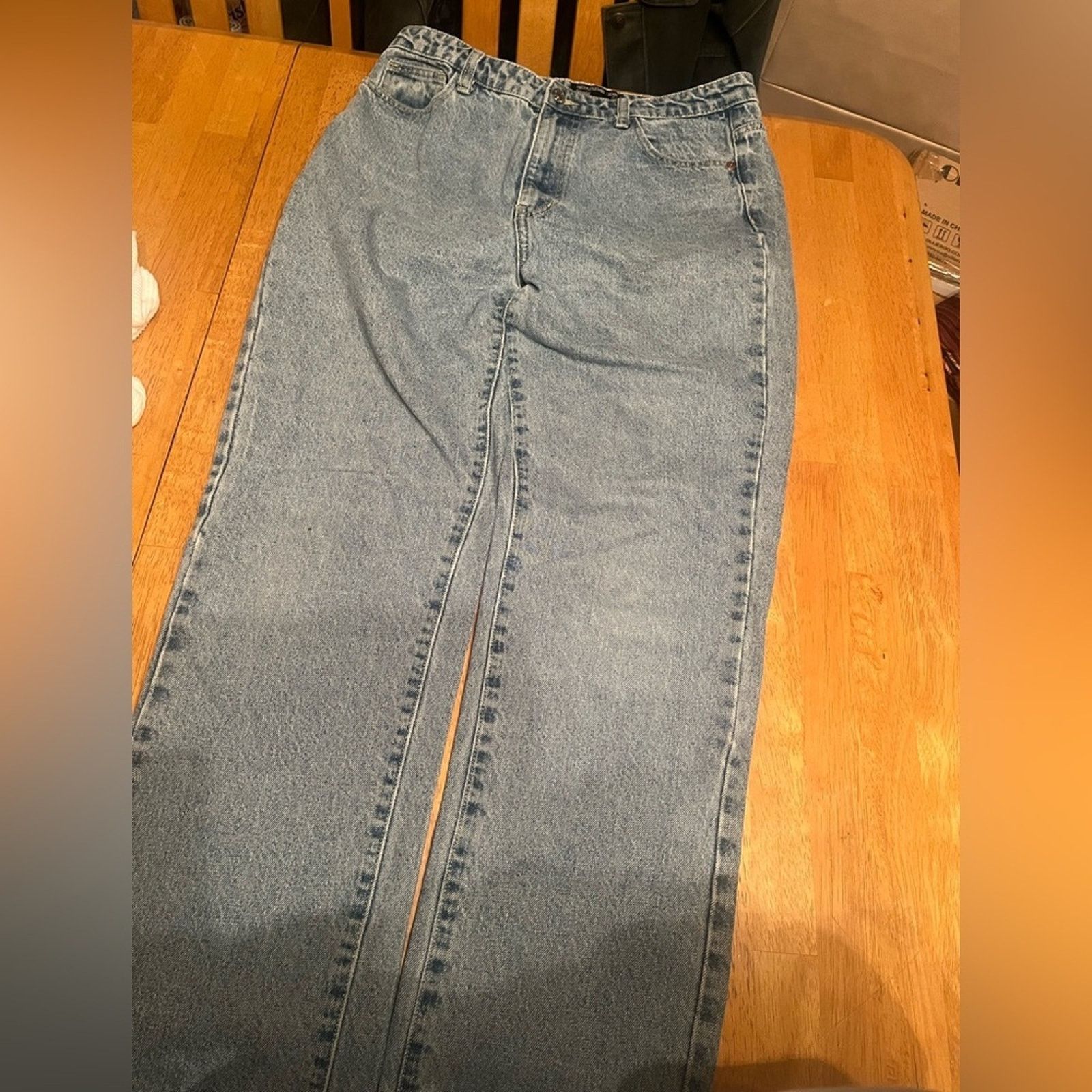 The Unbranded Brand Pretty Little Thing denim straight leg, size 8 Size 30" / US 8 / IT 44 - 2 Thumbnail