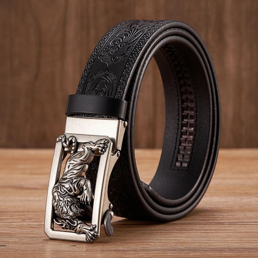 Japanese Brand × Leather Tiger Buckle Belt Size ONE SIZE - 2 Thumbnail